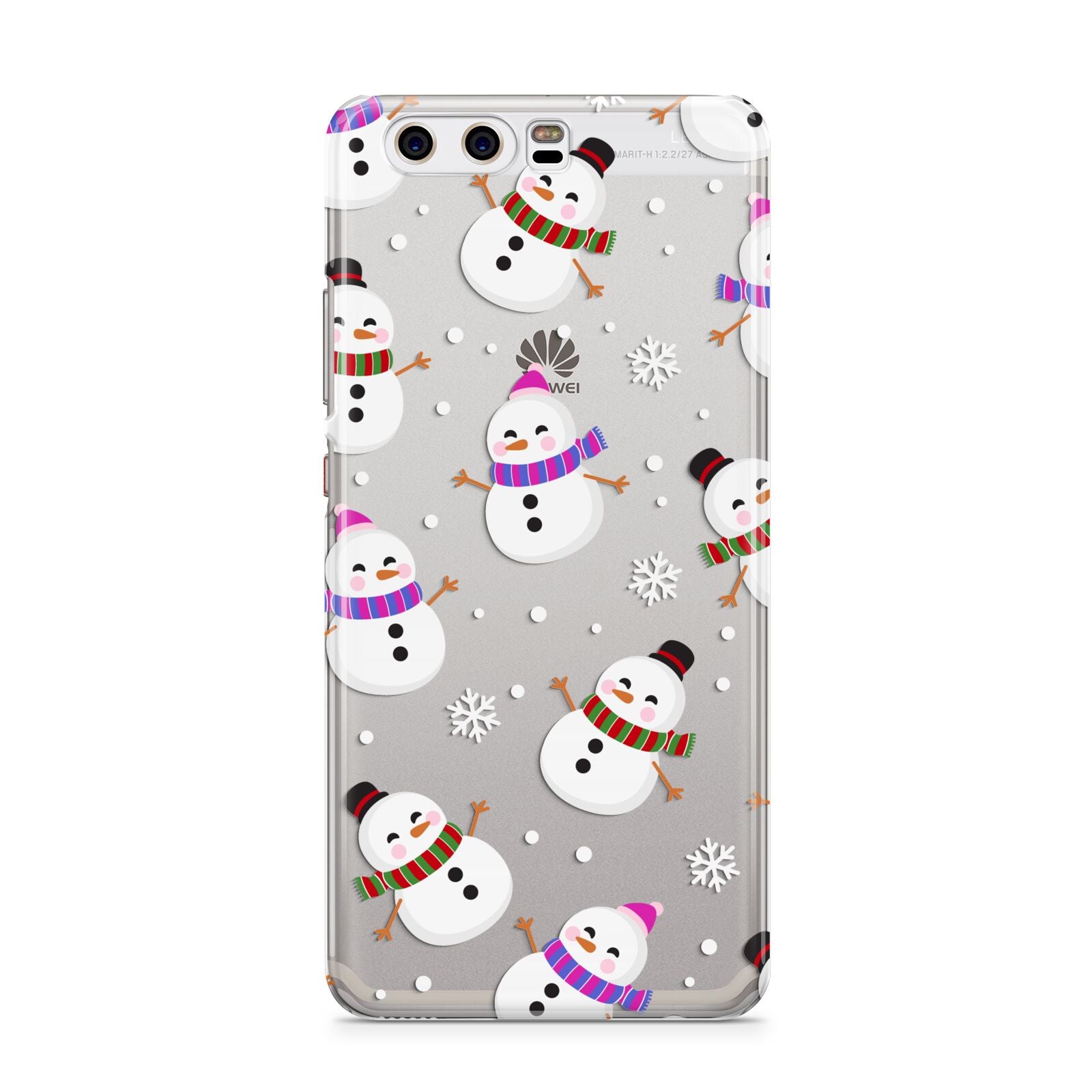 Happy Snowmen Illustrations Huawei P10 Phone Case