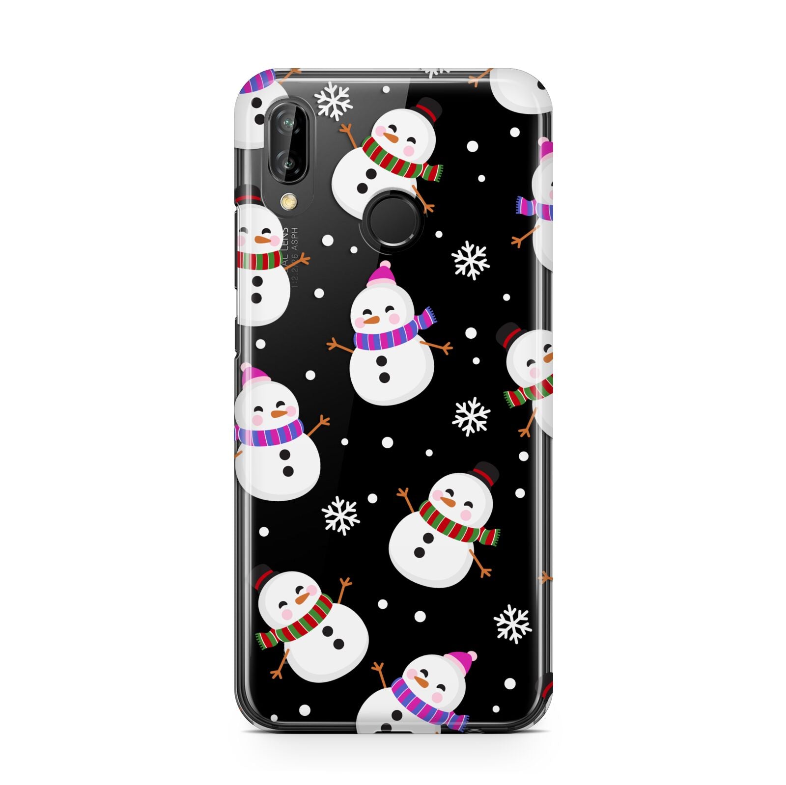 Happy Snowmen Illustrations Huawei P20 Lite Phone Case