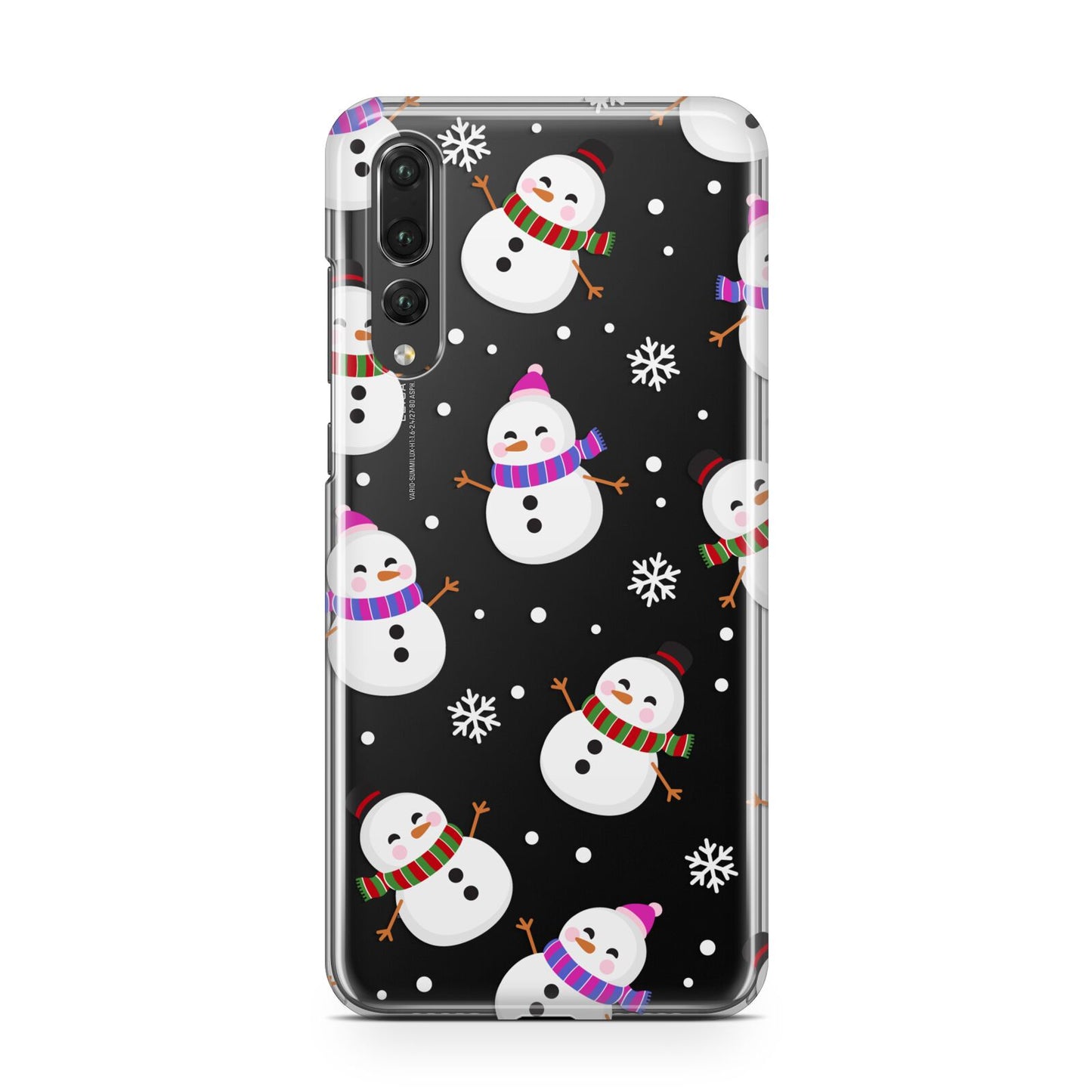 Happy Snowmen Illustrations Huawei P20 Pro Phone Case