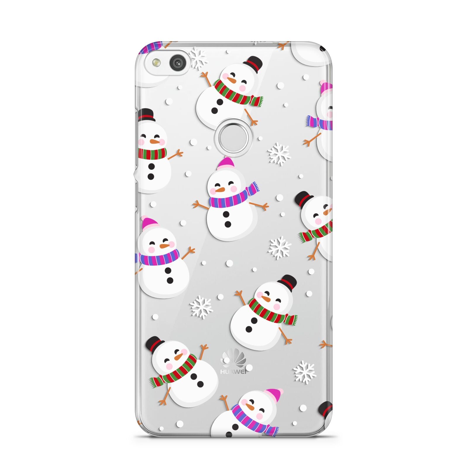 Happy Snowmen Illustrations Huawei P8 Lite Case