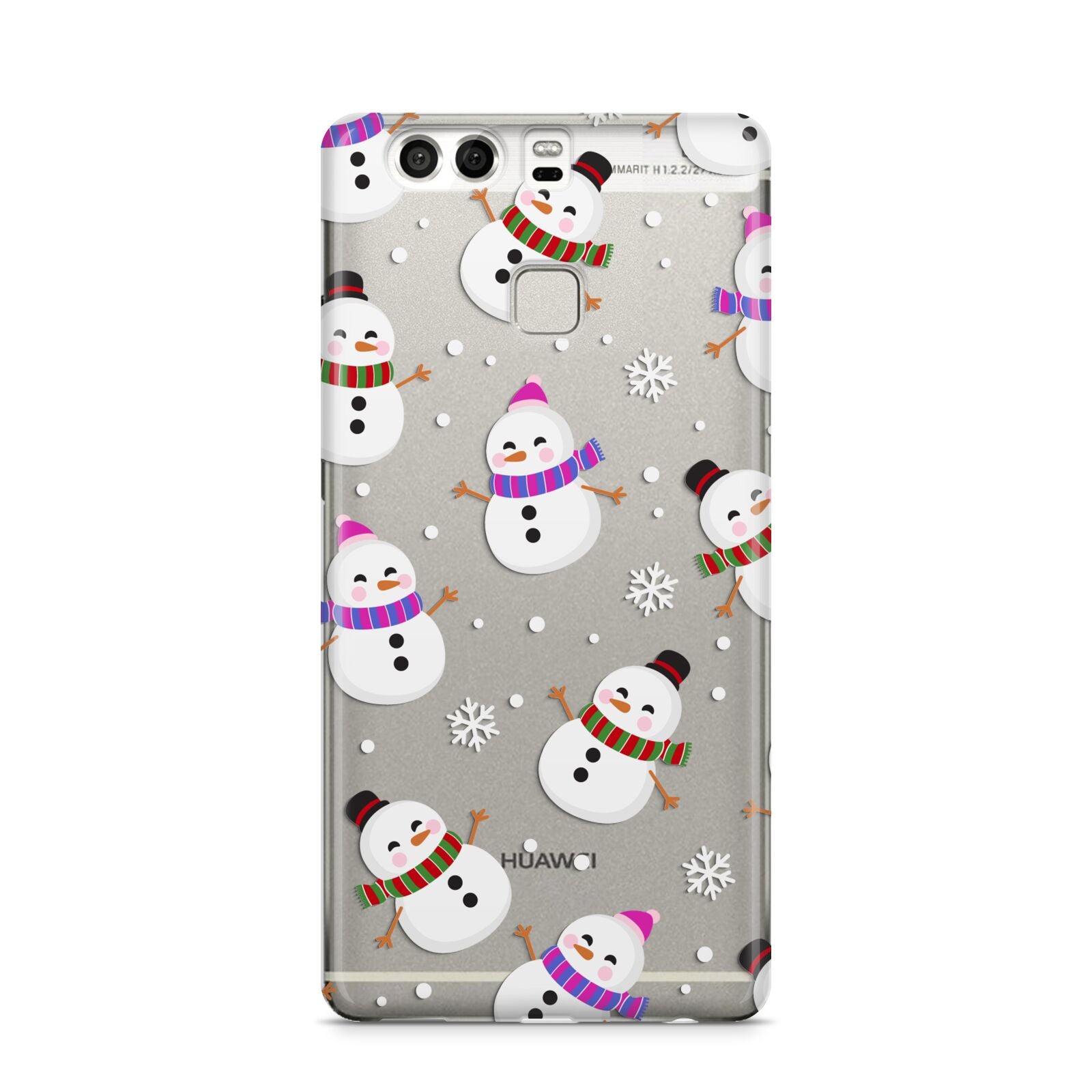 Happy Snowmen Illustrations Huawei P9 Case