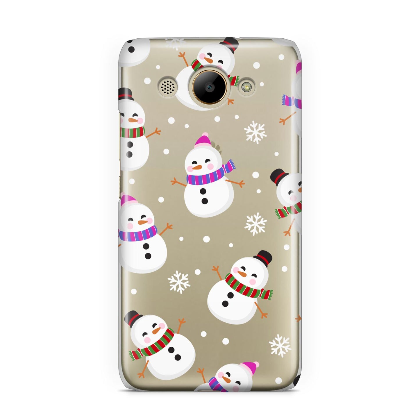 Happy Snowmen Illustrations Huawei Y3 2017