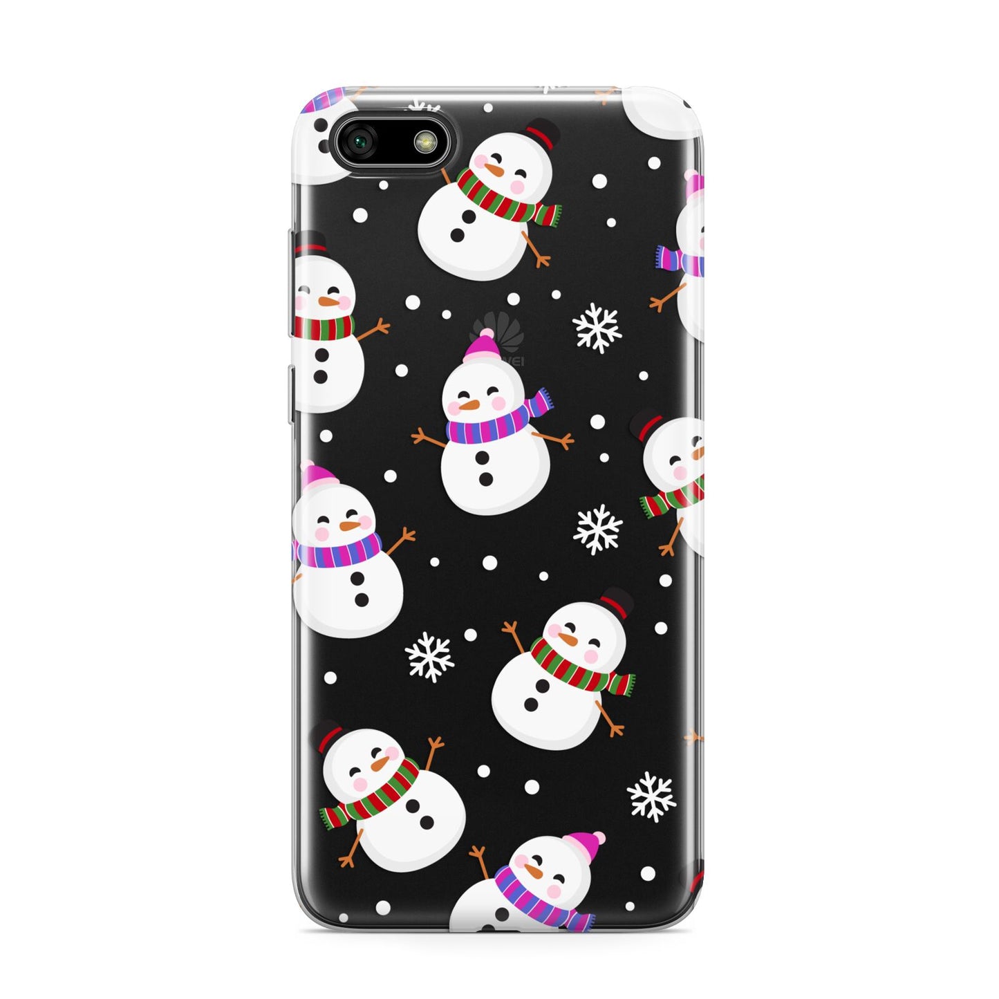 Happy Snowmen Illustrations Huawei Y5 Prime 2018 Phone Case