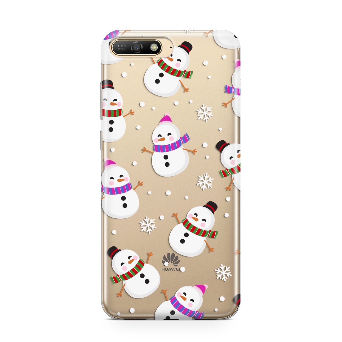 Happy Snowmen Illustrations Huawei Y6 2018