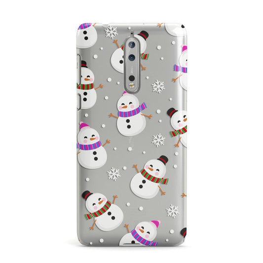 Happy Snowmen Illustrations Nokia Case