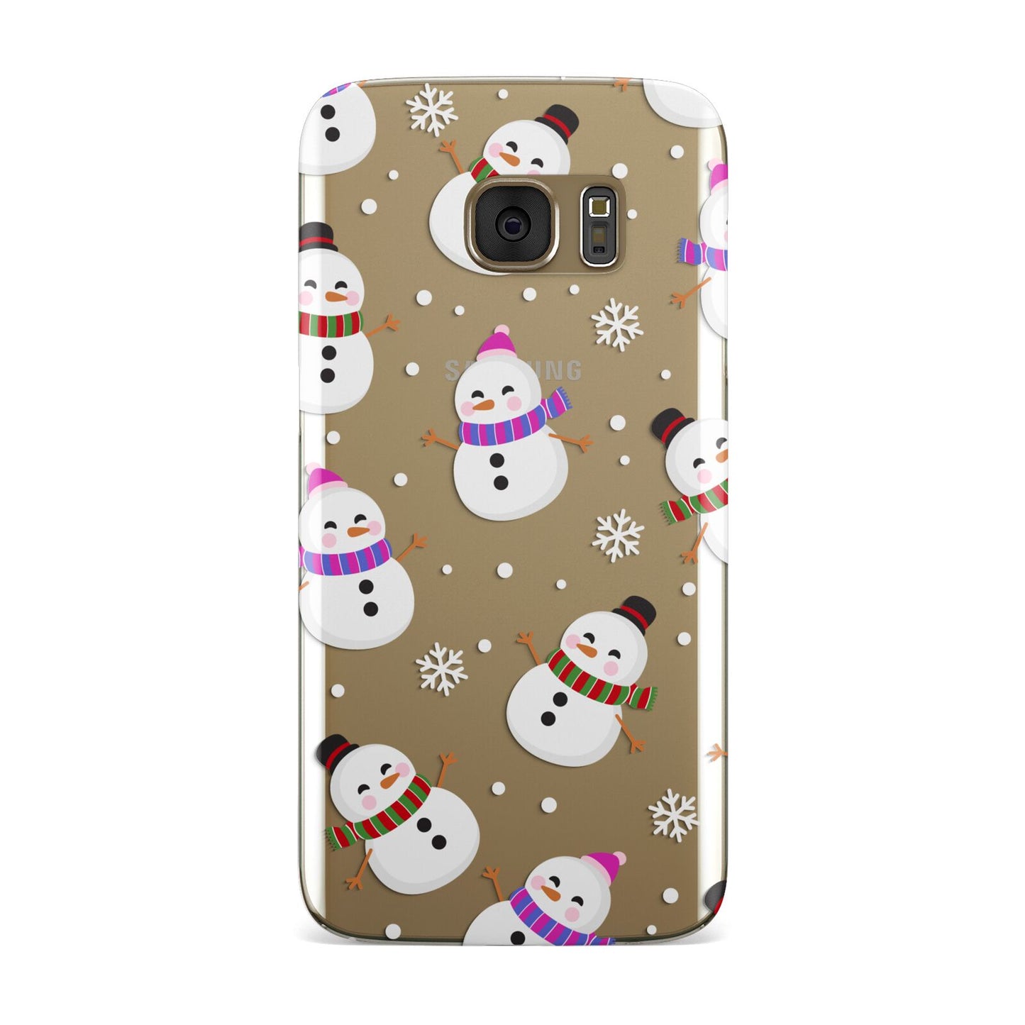 Happy Snowmen Illustrations Samsung Galaxy Case