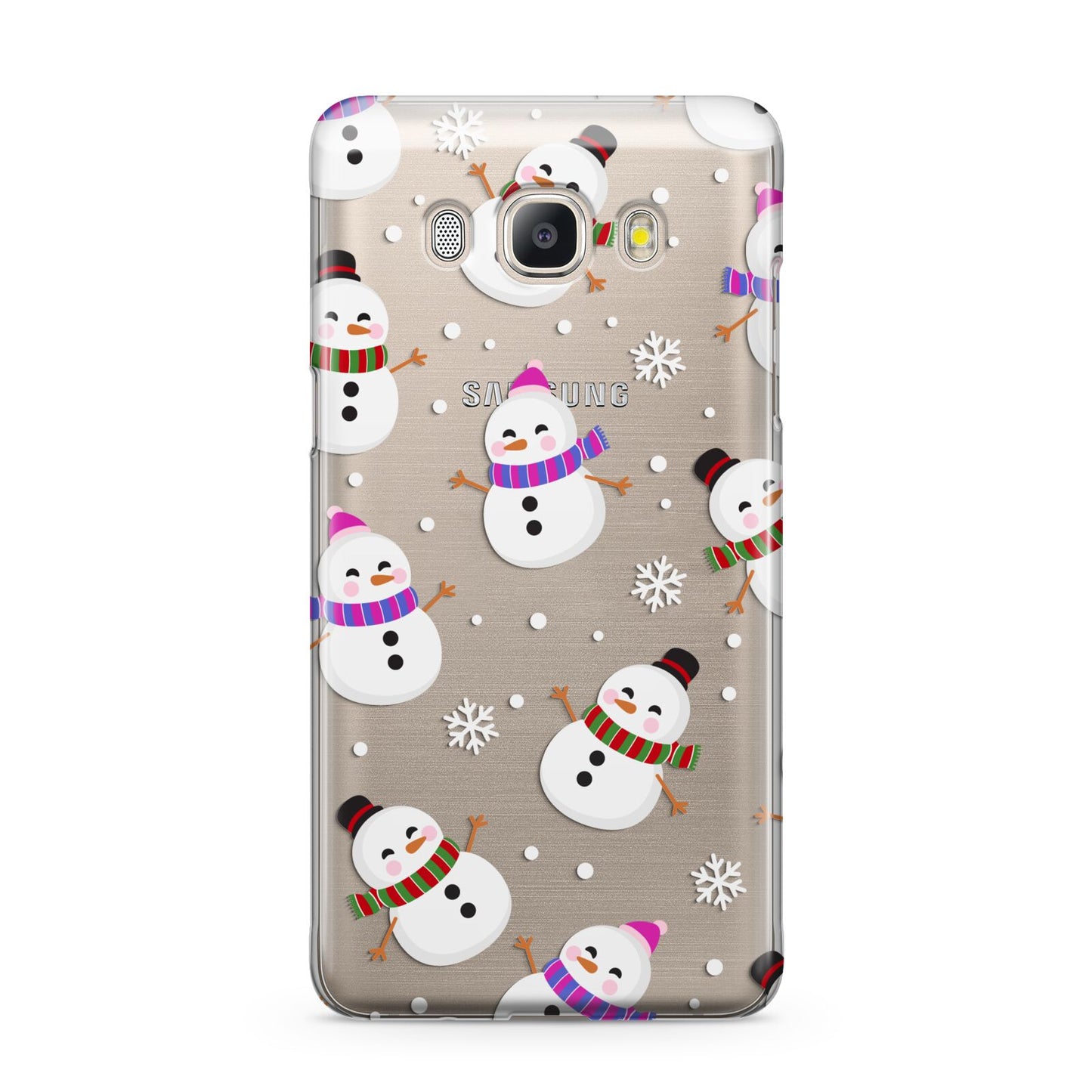 Happy Snowmen Illustrations Samsung Galaxy J5 2016 Case