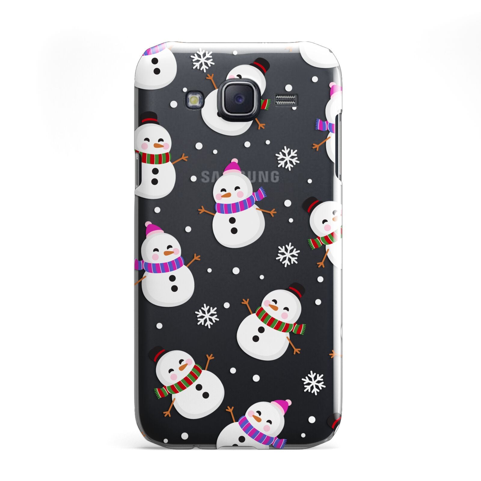 Happy Snowmen Illustrations Samsung Galaxy J5 Case