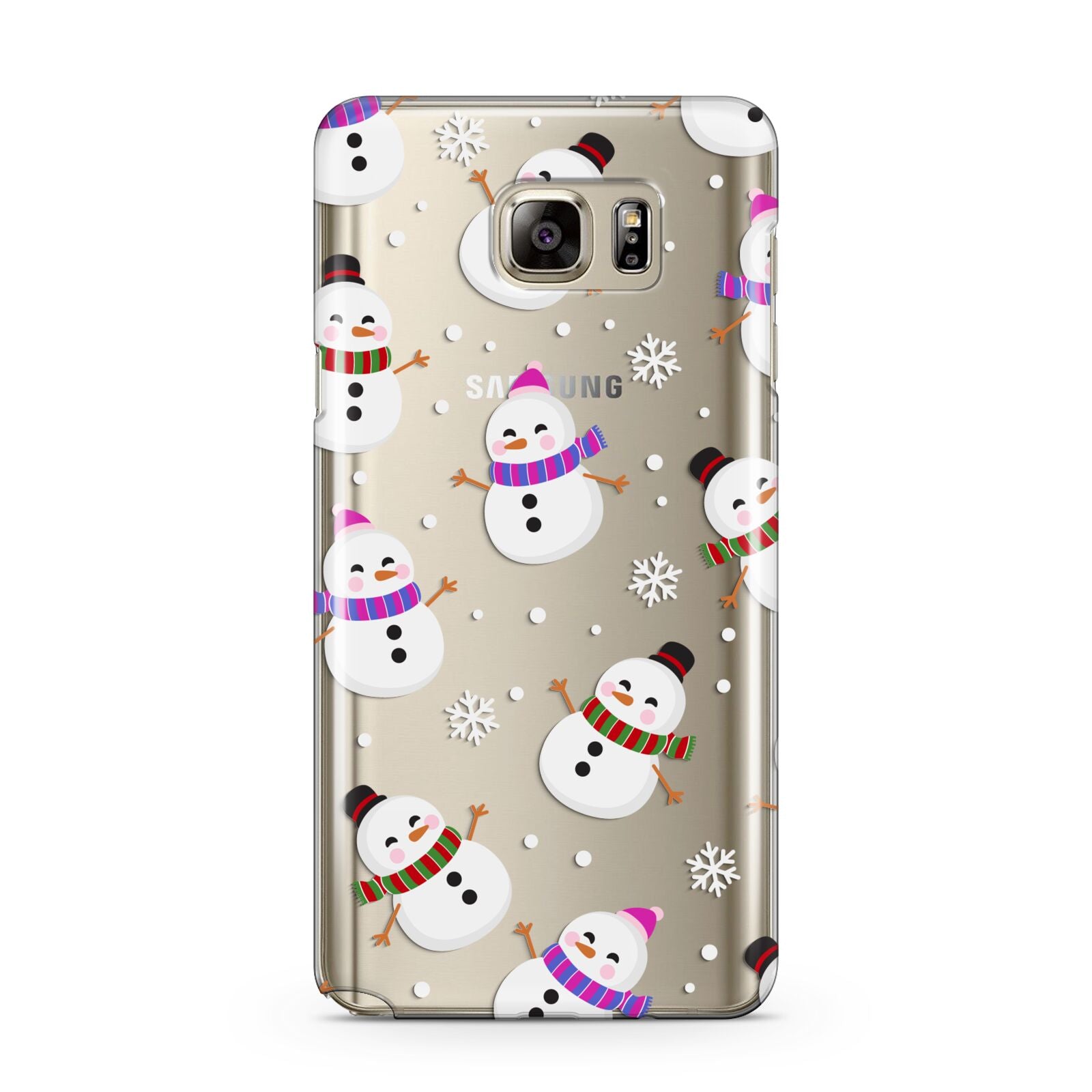 Happy Snowmen Illustrations Samsung Galaxy Note 5 Case