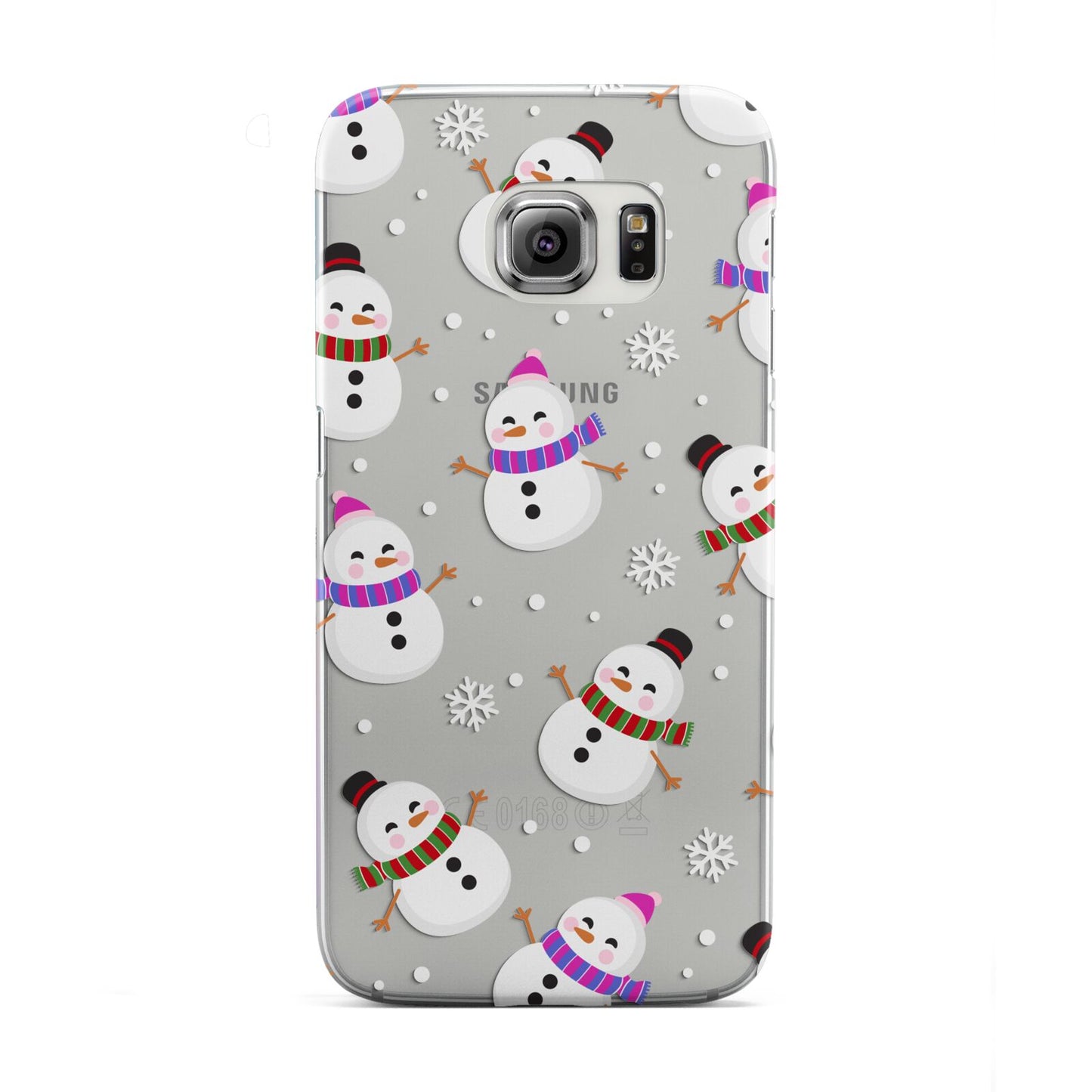 Happy Snowmen Illustrations Samsung Galaxy S6 Edge Case