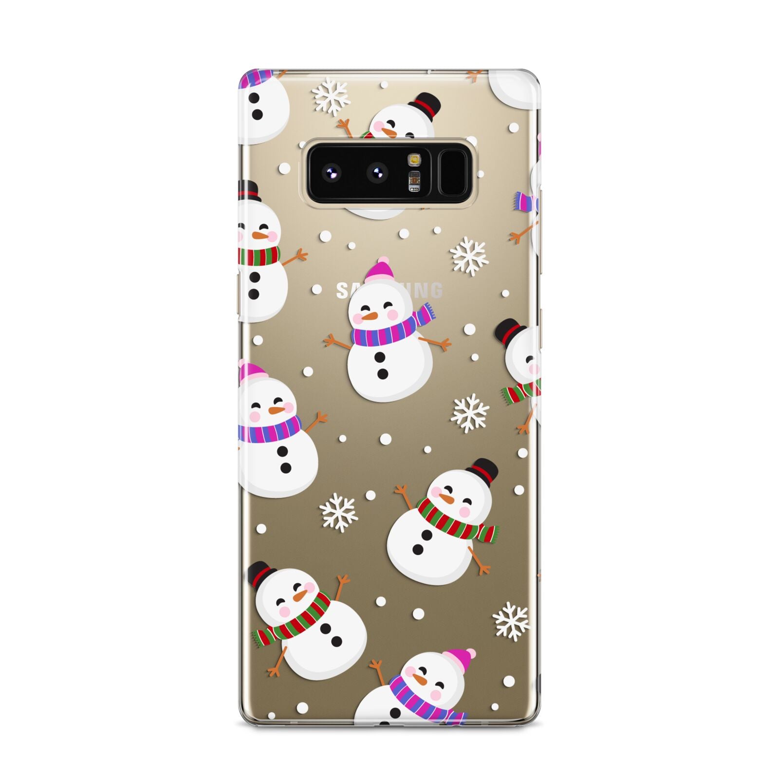 Happy Snowmen Illustrations Samsung Galaxy S8 Case