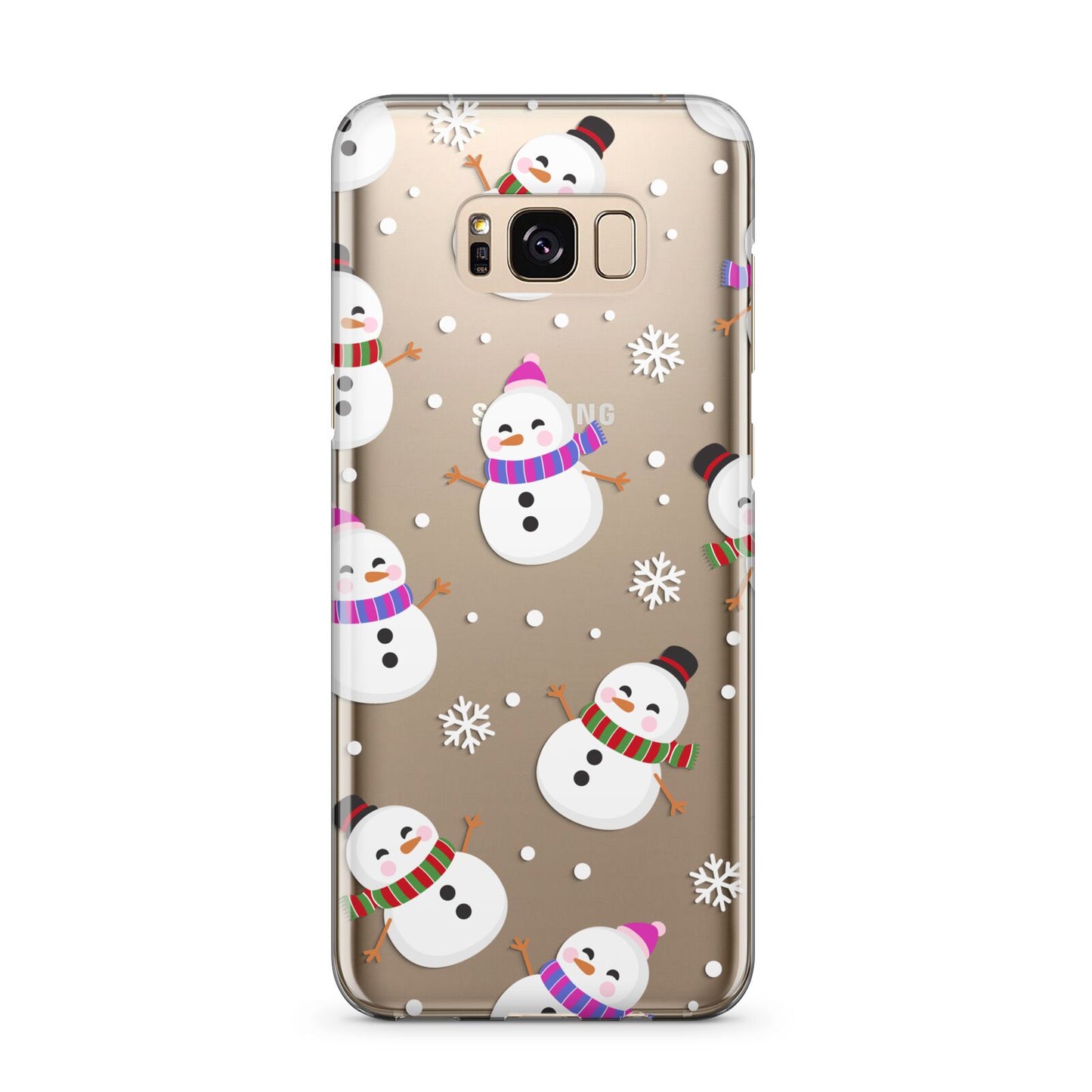 Happy Snowmen Illustrations Samsung Galaxy S8 Plus Case