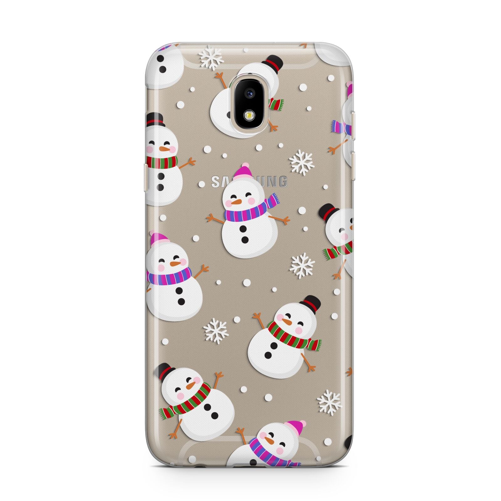 Happy Snowmen Illustrations Samsung J5 2017 Case