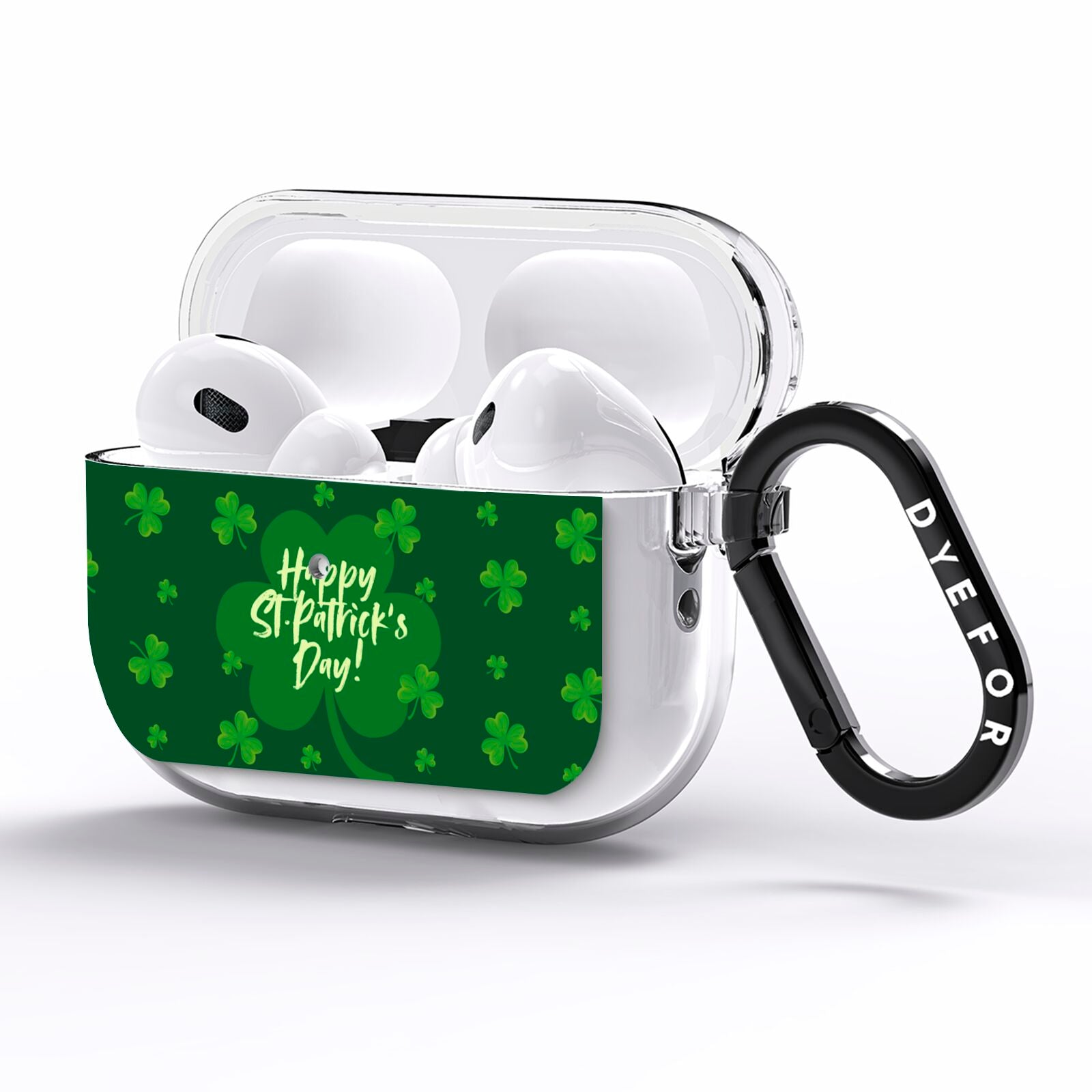 Happy St Patricks Day AirPods Pro Clear Case Side Image