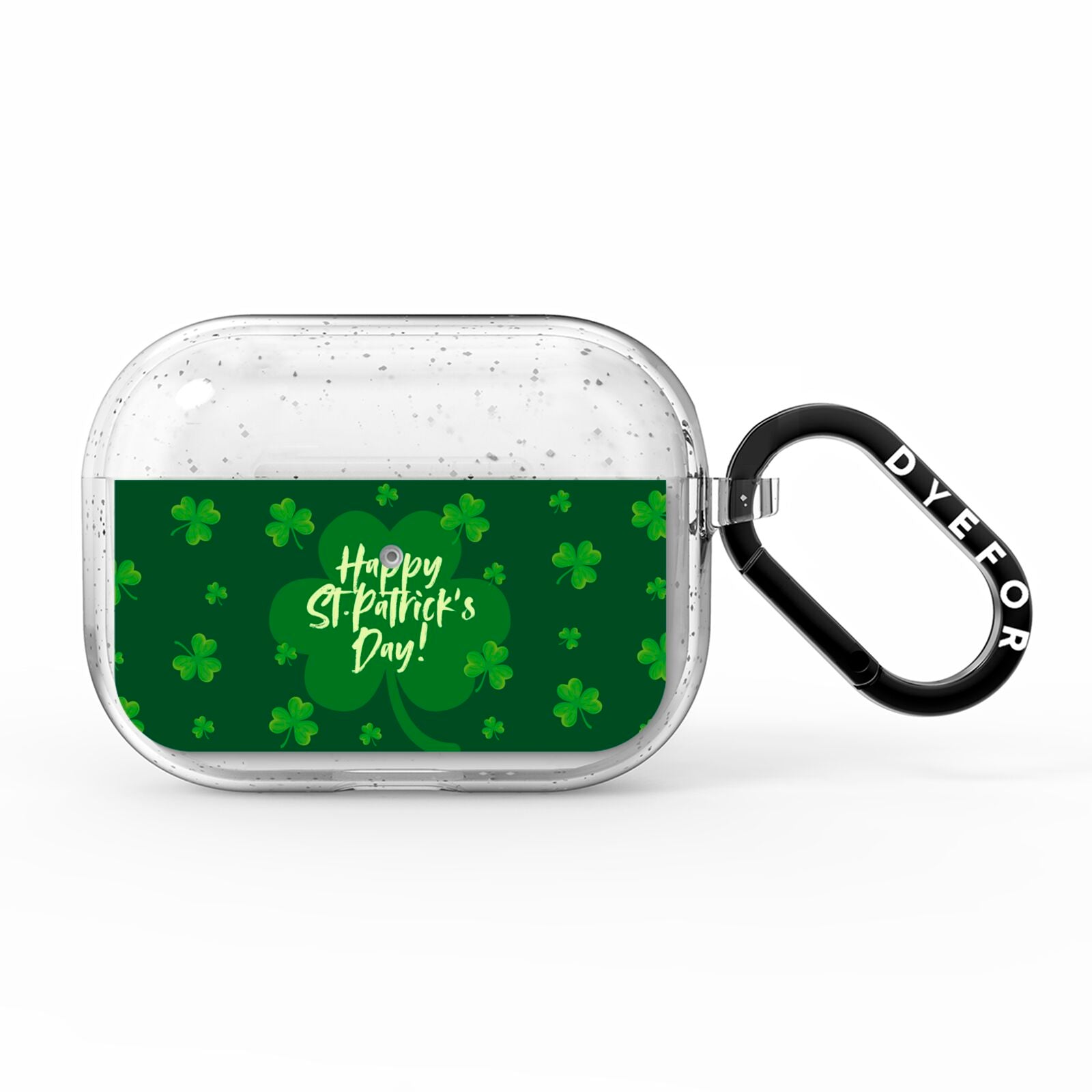 Happy St Patricks Day AirPods Pro Glitter Case