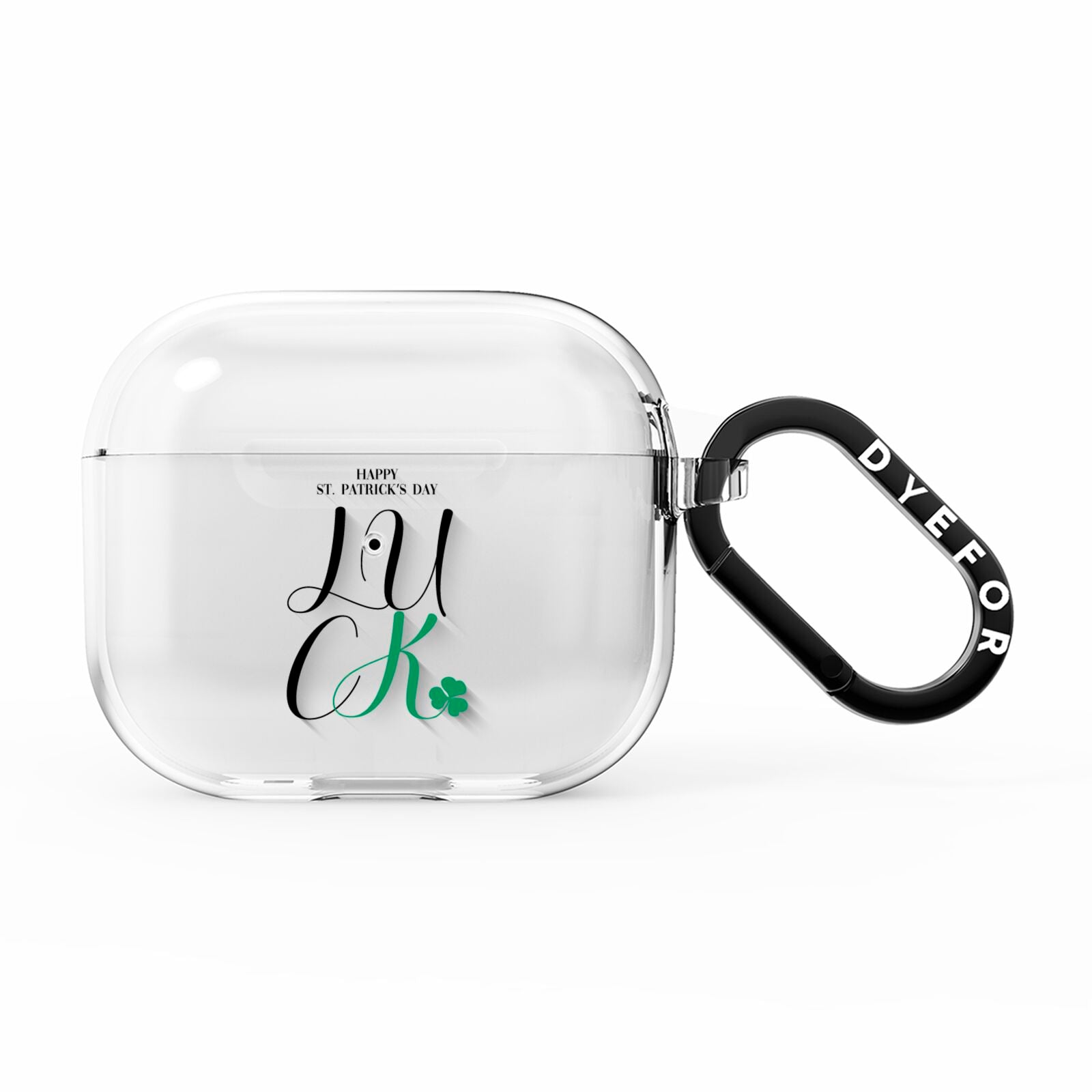 Happy St Patricks Day Luck AirPods Clear Case 3rd Gen