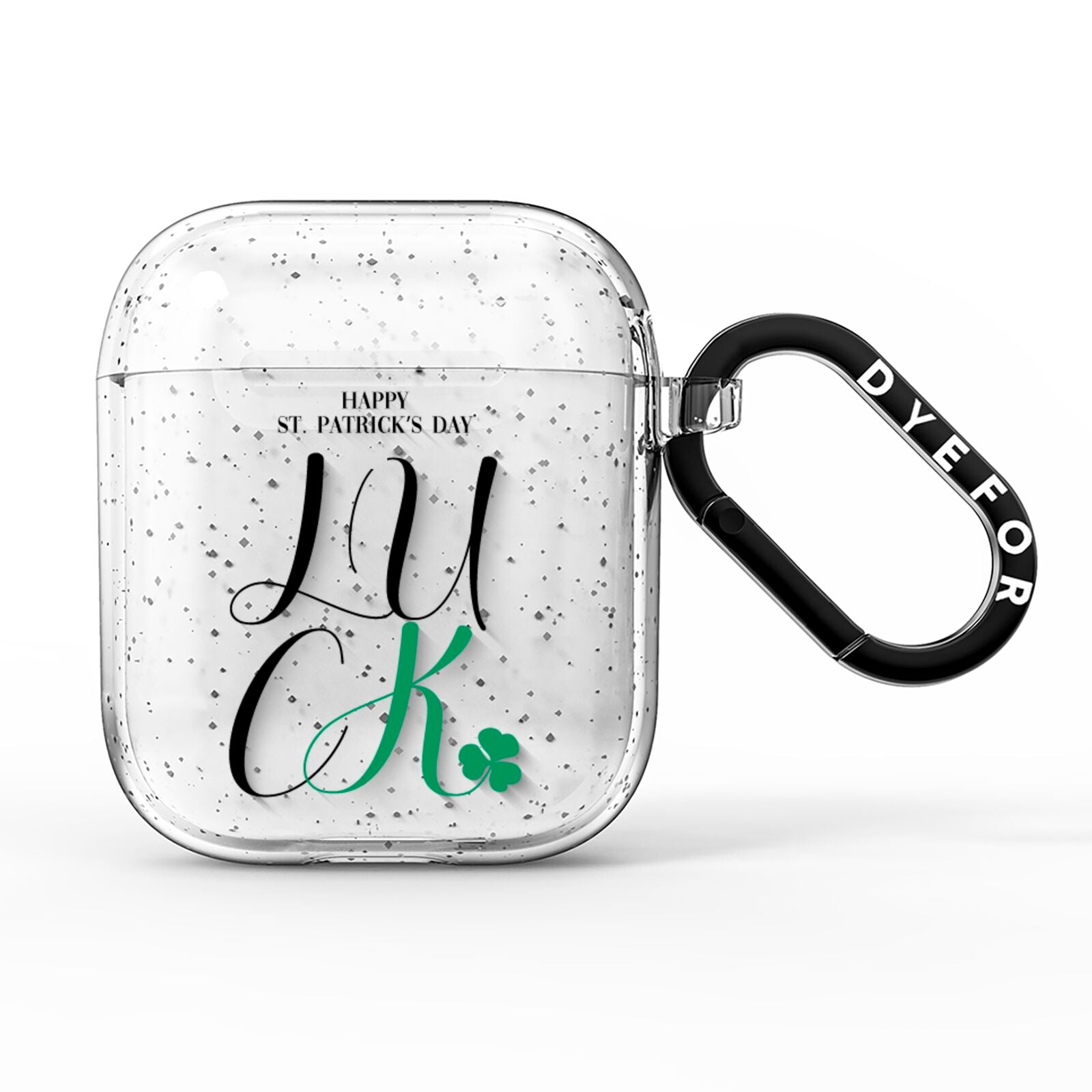 Happy St Patricks Day Luck AirPods Glitter Case