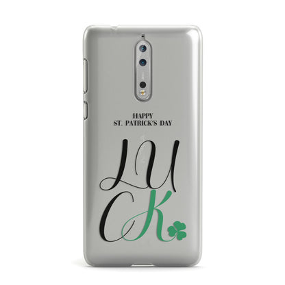 Happy St Patricks Day Luck Nokia Case