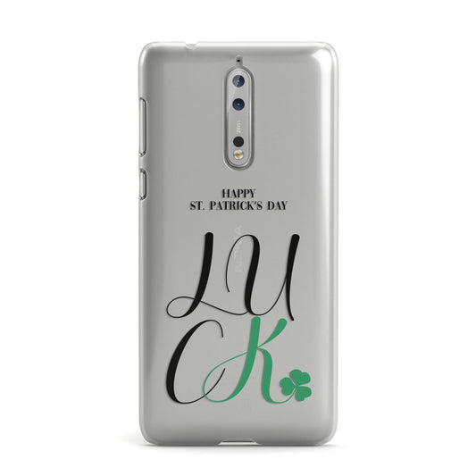 Happy St Patricks Day Luck Nokia Case