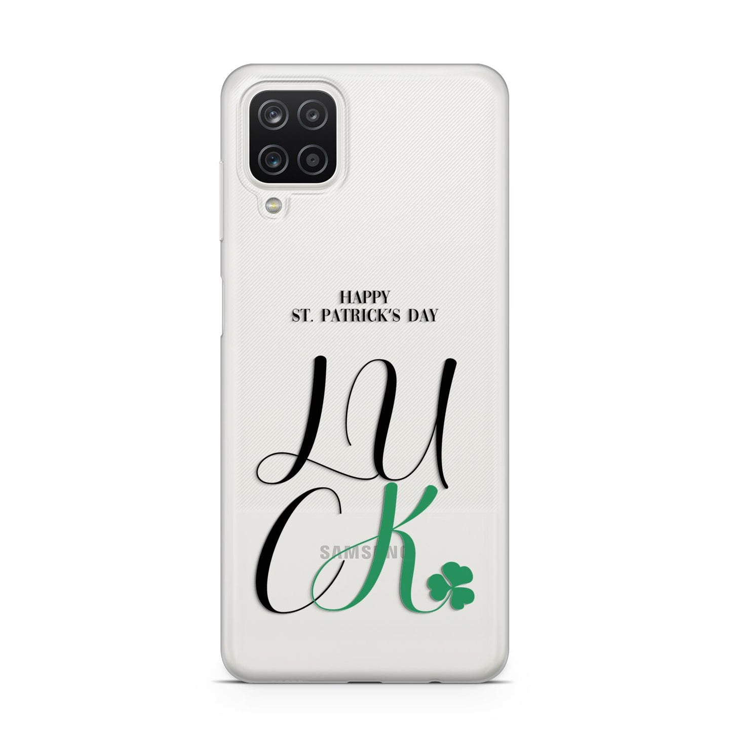 Happy St Patricks Day Luck Samsung A12 Case