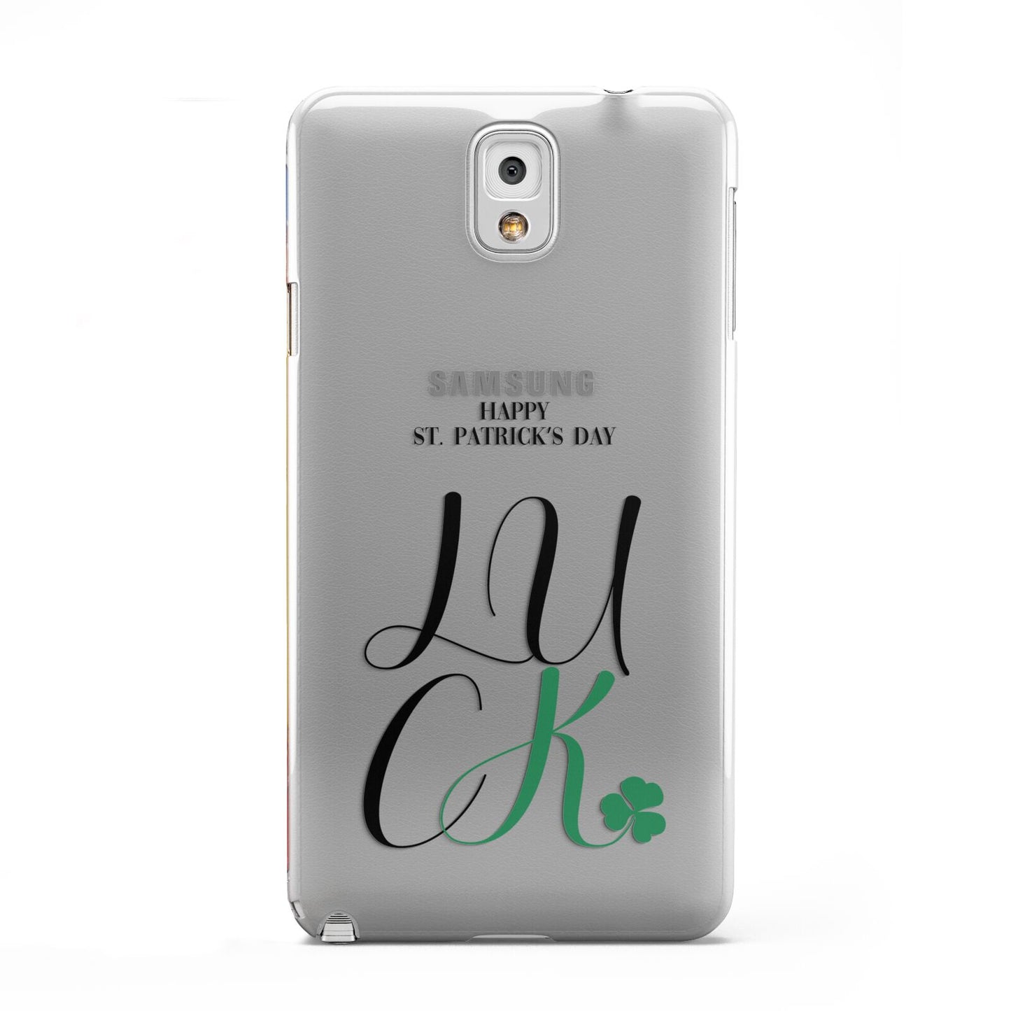 Happy St Patricks Day Luck Samsung Galaxy Note 3 Case