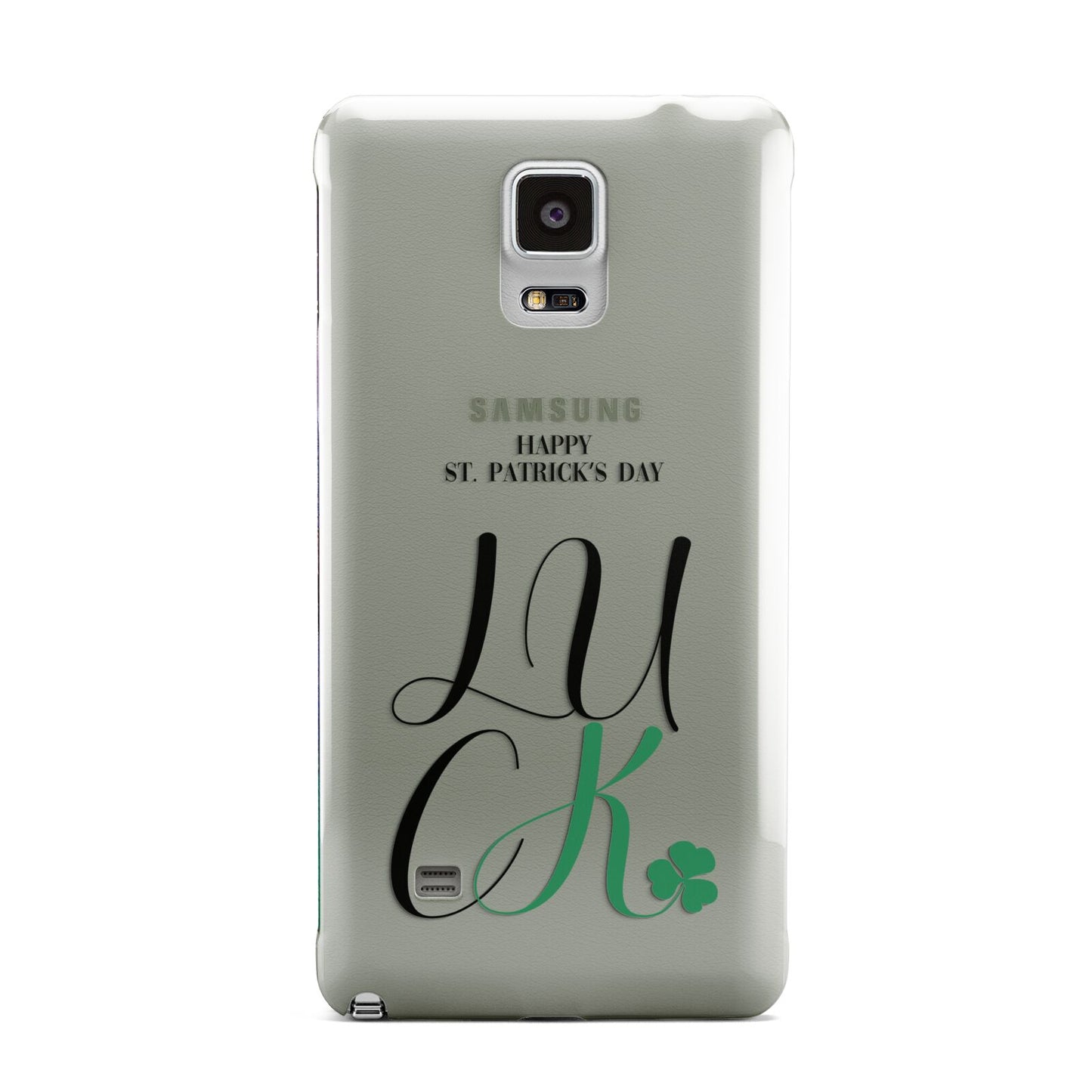 Happy St Patricks Day Luck Samsung Galaxy Note 4 Case