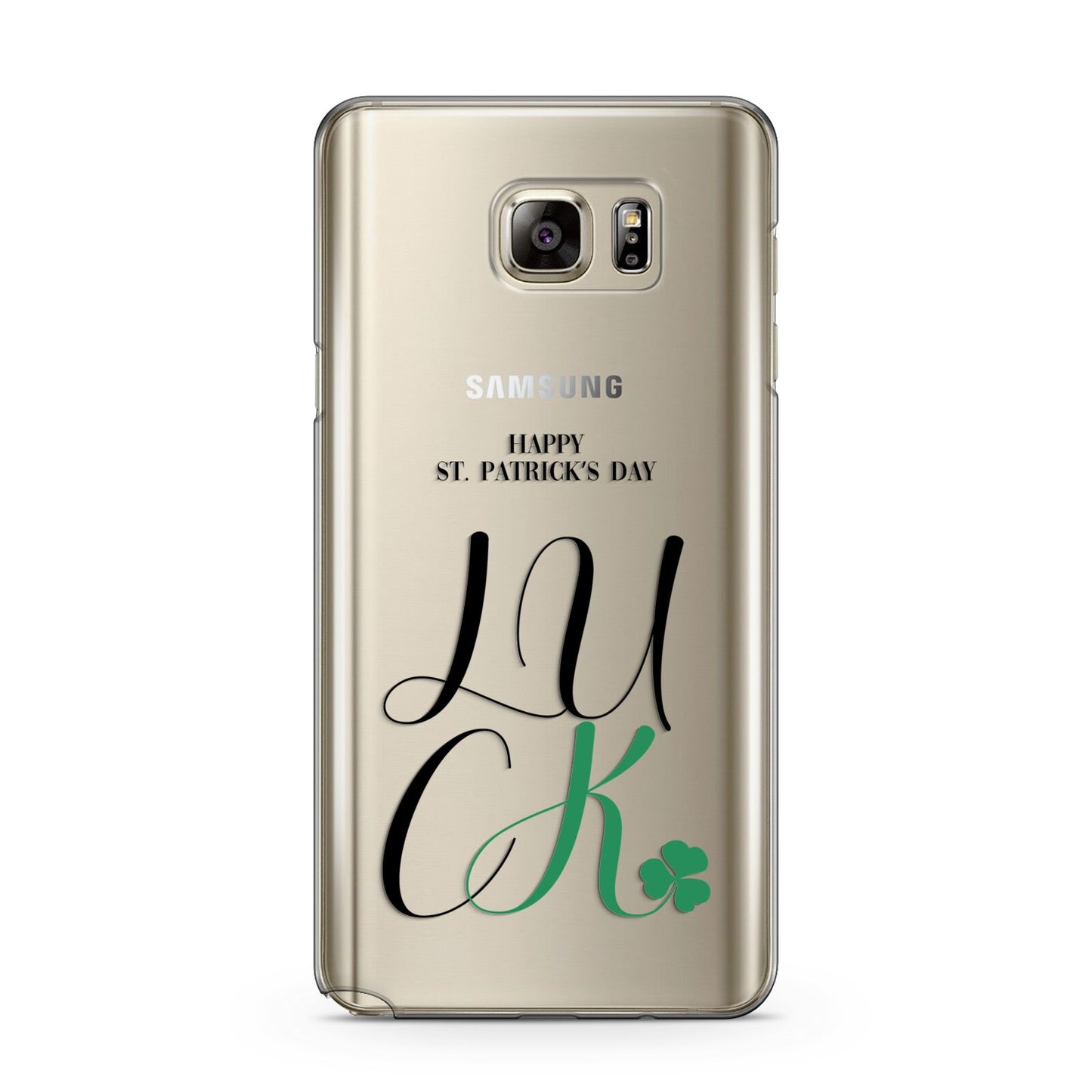 Happy St Patricks Day Luck Samsung Galaxy Note 5 Case