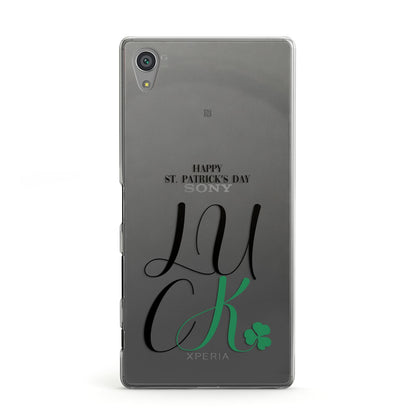 Happy St Patricks Day Luck Sony Xperia Case