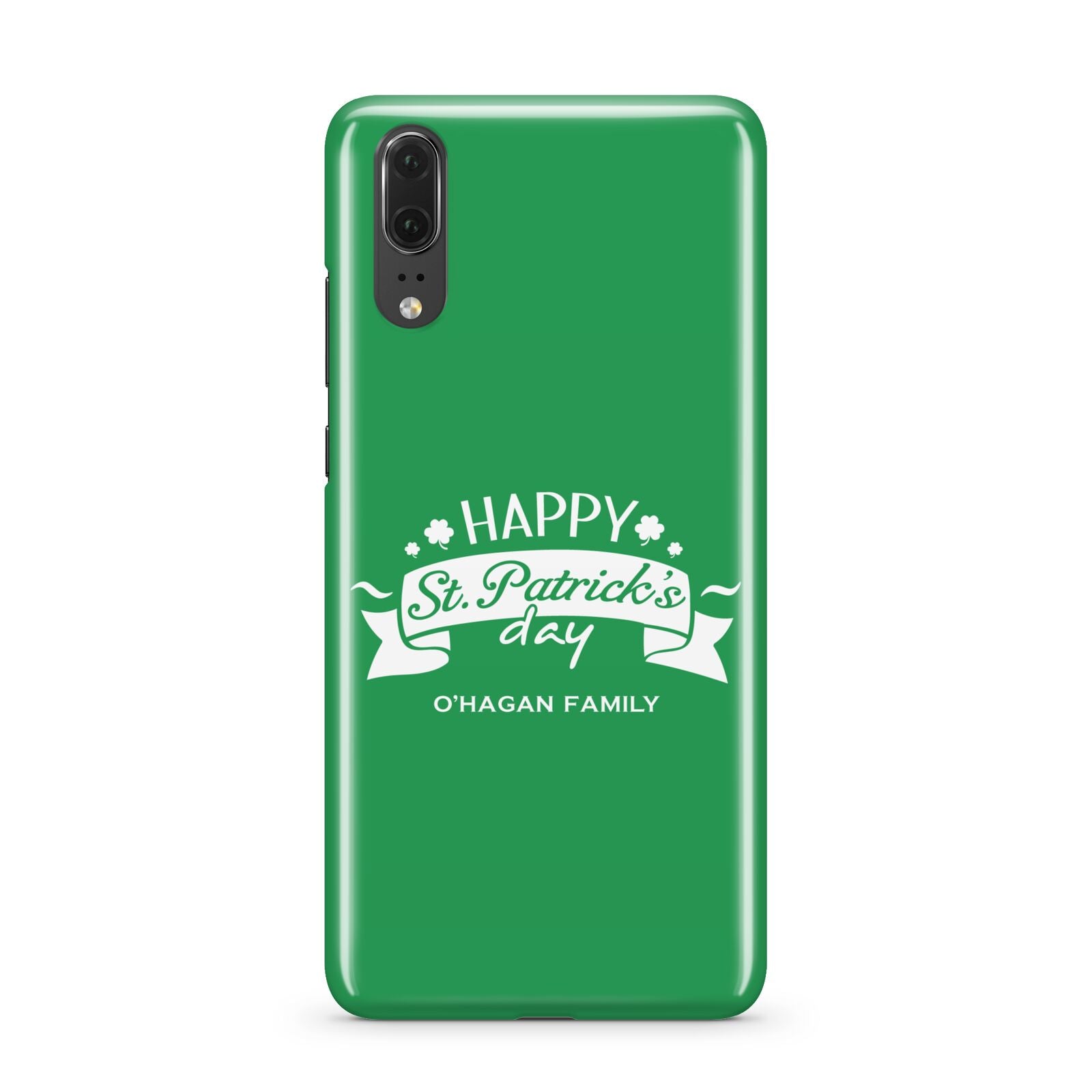 Happy St Patricks Day Personalised Huawei P20 Phone Case