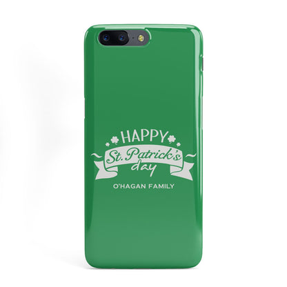 Happy St Patricks Day Personalised OnePlus Case