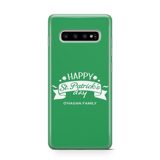 Happy St Patricks Day Personalised Protective Samsung Galaxy Case