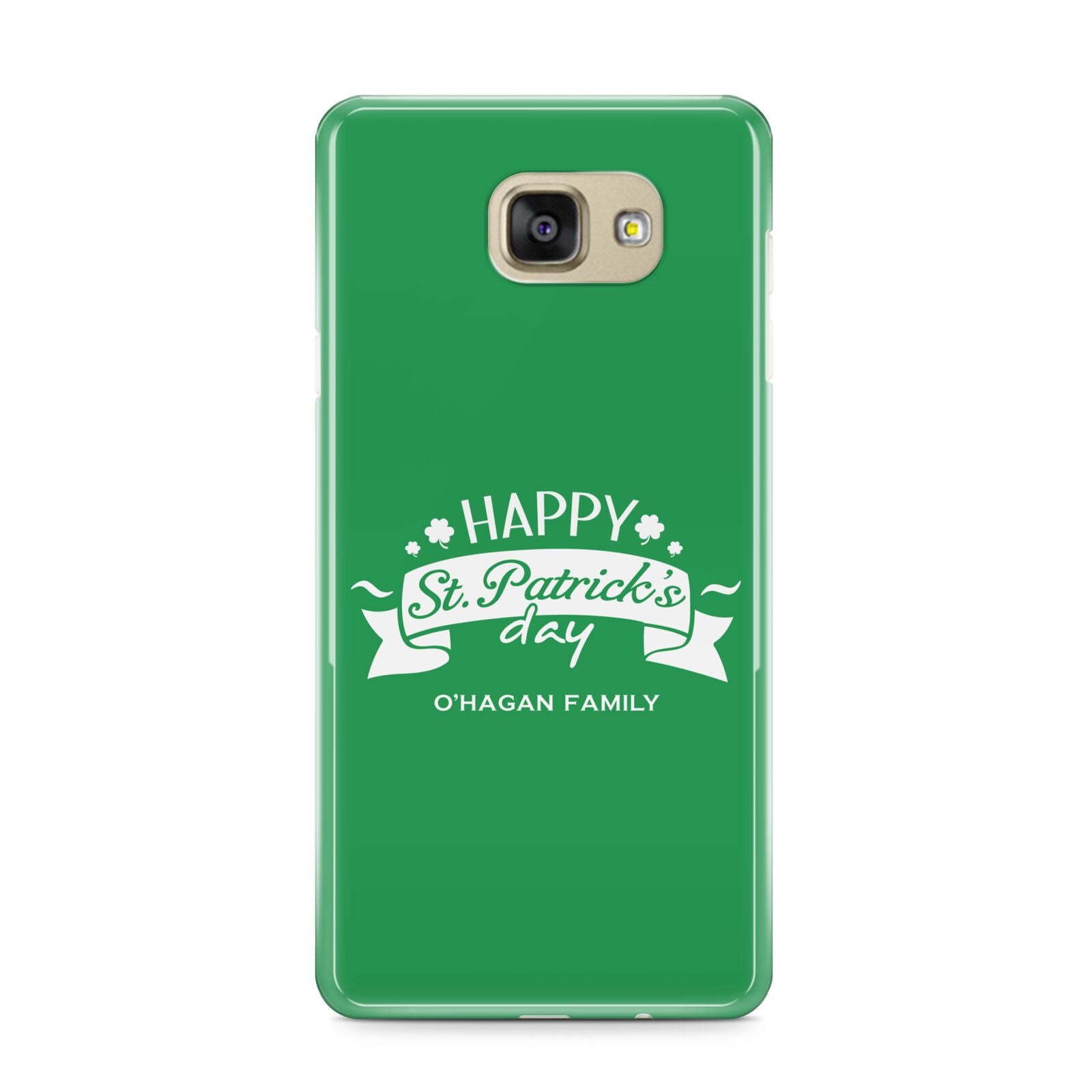 Happy St Patricks Day Personalised Samsung Galaxy A9 2016 Case on gold phone