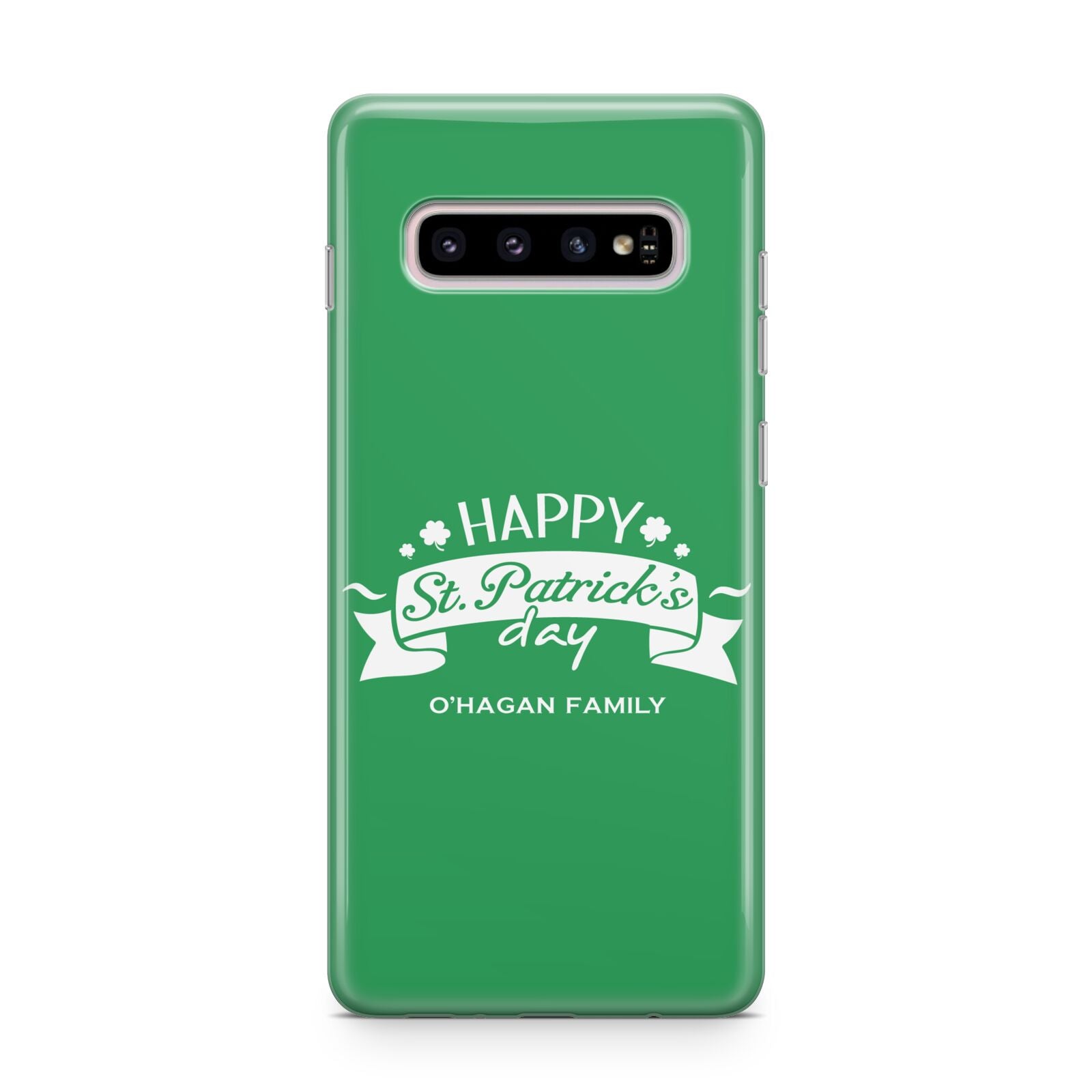 Happy St Patricks Day Personalised Samsung Galaxy S10 Plus Case