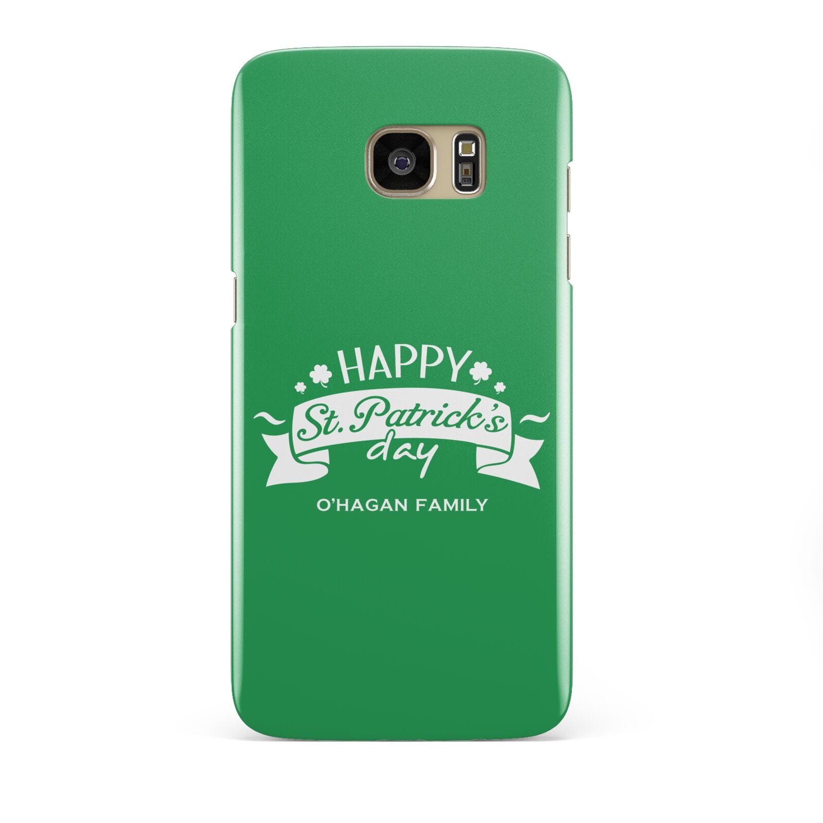 Happy St Patricks Day Personalised Samsung Galaxy S7 Edge Case