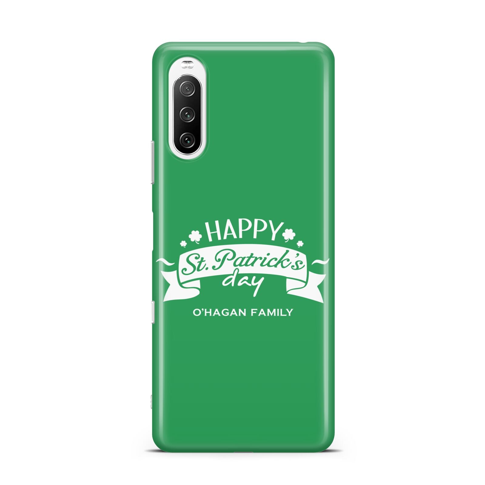 Happy St Patricks Day Personalised Sony Xperia 10 III Case