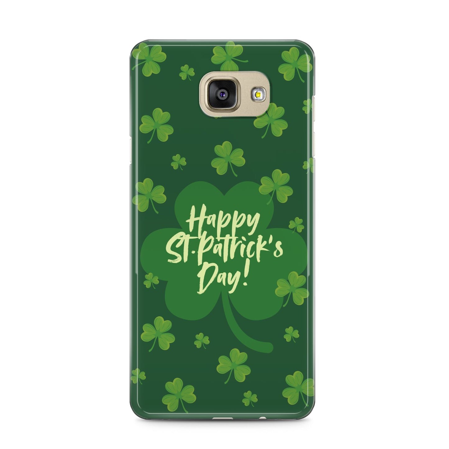 Happy St Patricks Day Samsung Galaxy A5 2016 Case on gold phone