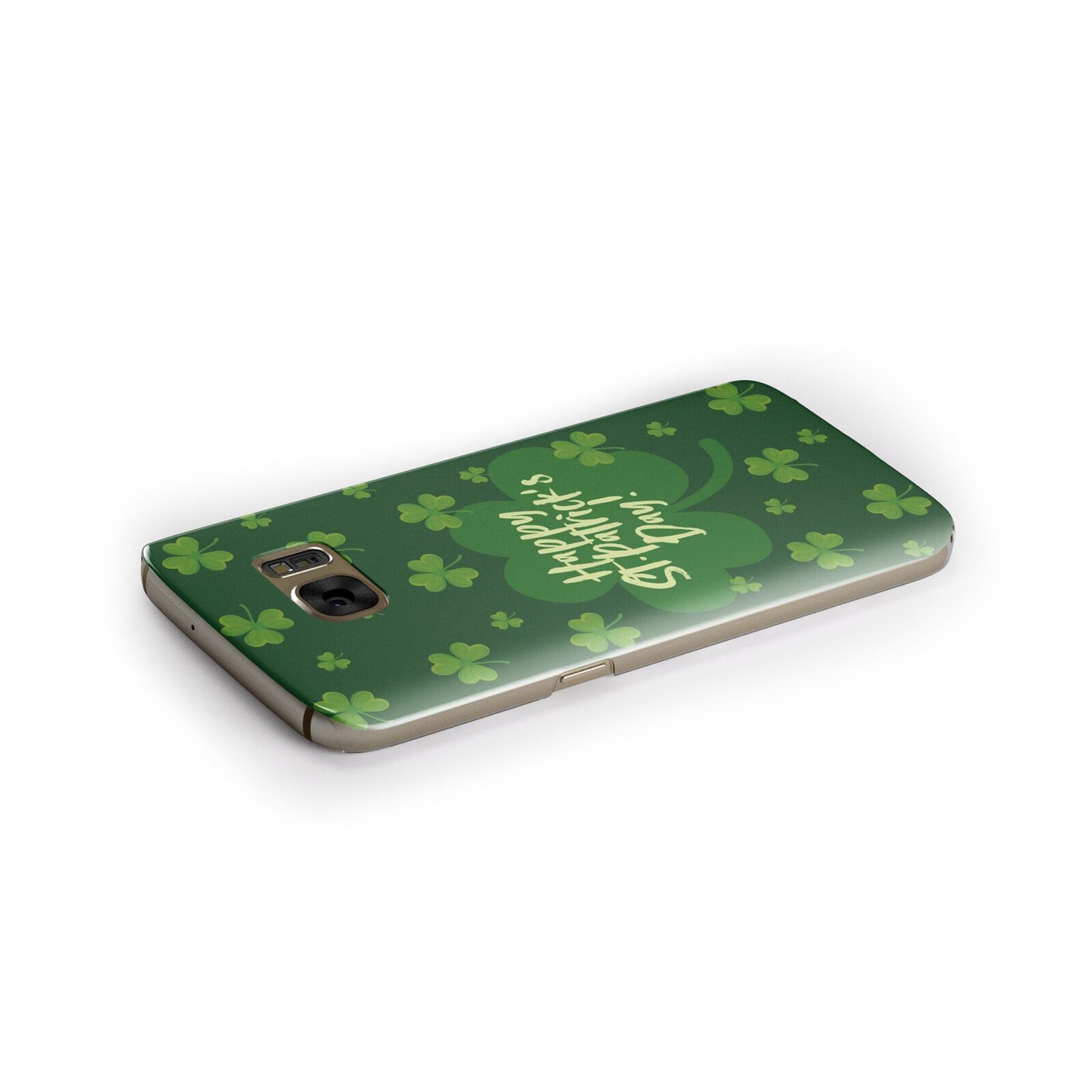 Happy St Patricks Day Samsung Galaxy Case Side Close Up