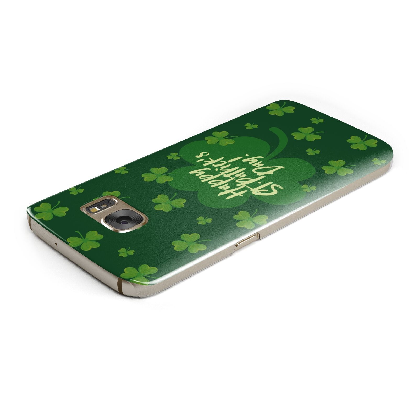 Happy St Patricks Day Samsung Galaxy Case Top Cutout