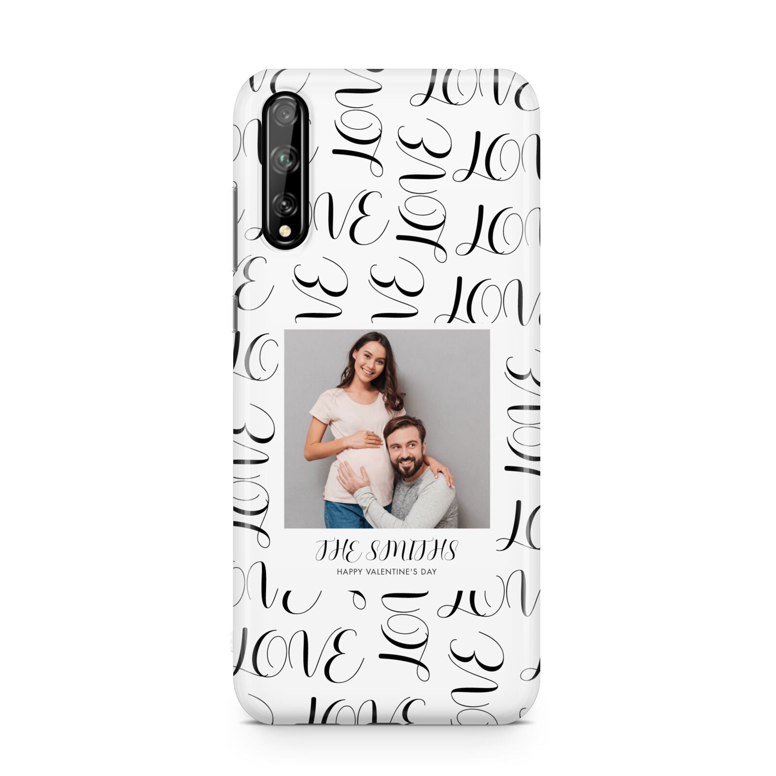 Happy Valentines Day Photo Upload Huawei Enjoy 10s Phone Case