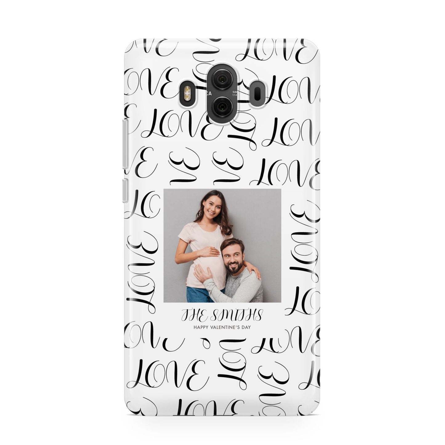 Happy Valentines Day Photo Upload Huawei Mate 10 Protective Phone Case