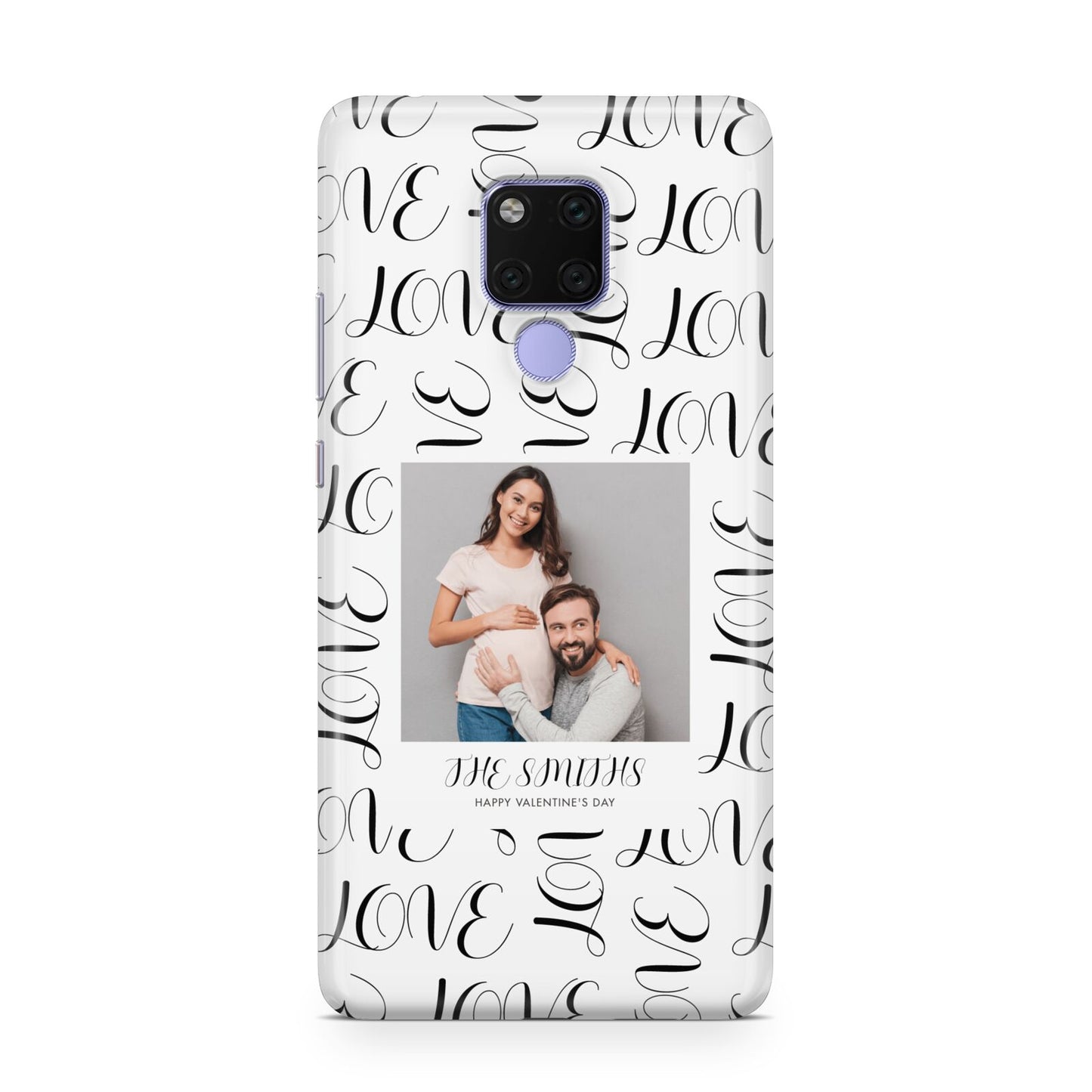 Happy Valentines Day Photo Upload Huawei Mate 20X Phone Case