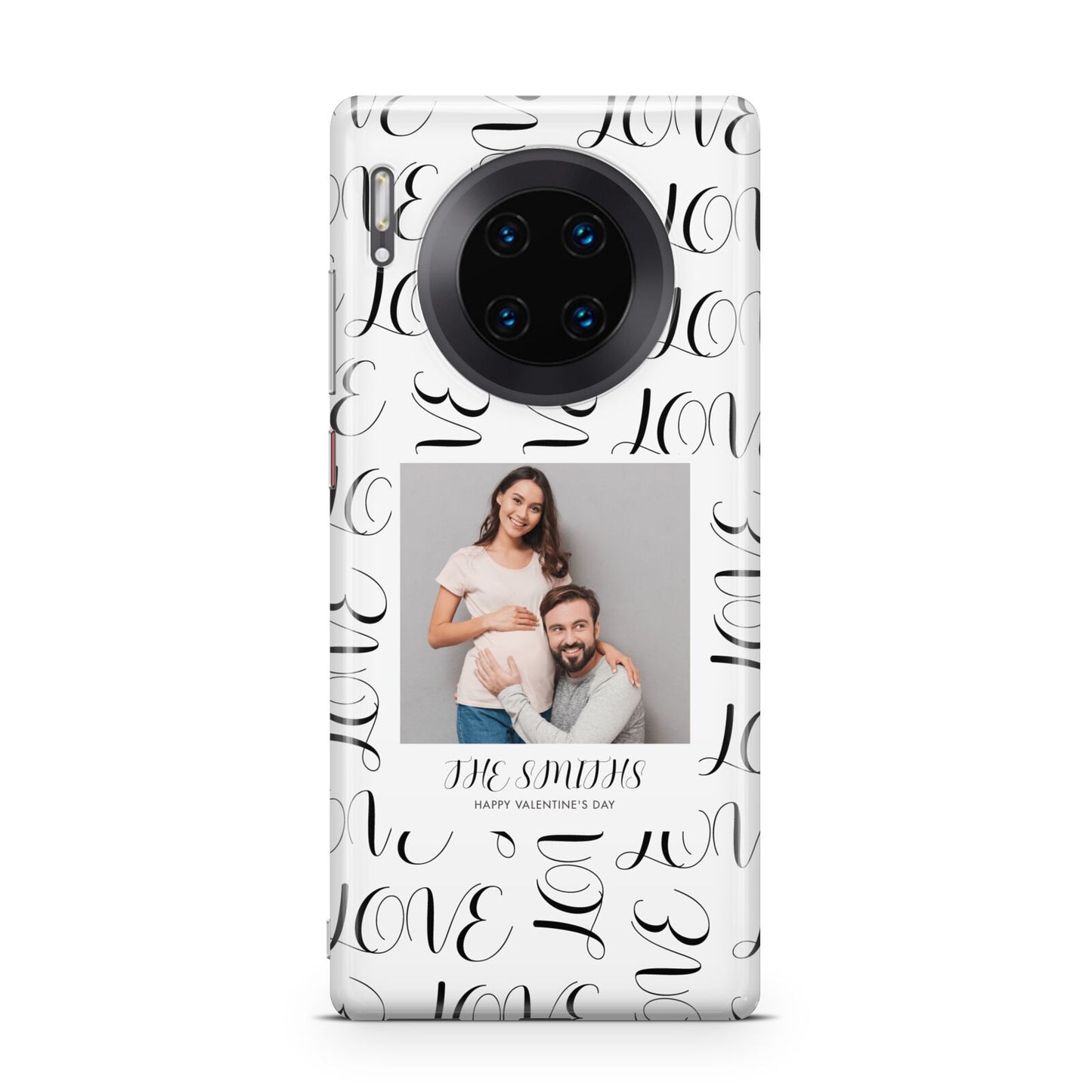 Happy Valentines Day Photo Upload Huawei Mate 30 Pro Phone Case