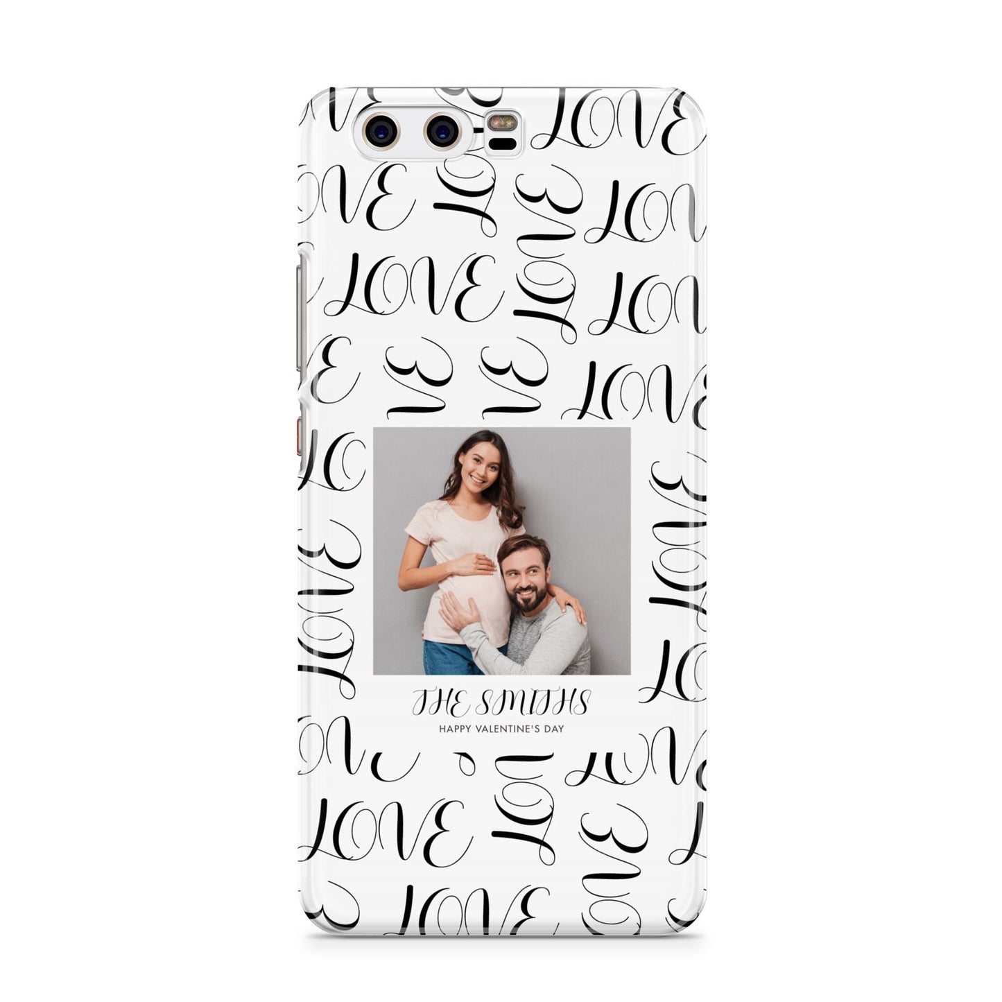 Happy Valentines Day Photo Upload Huawei P10 Phone Case