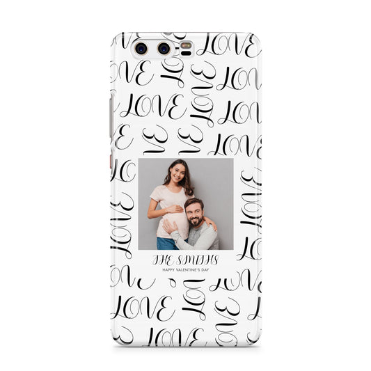 Happy Valentines Day Photo Upload Huawei P10 Phone Case