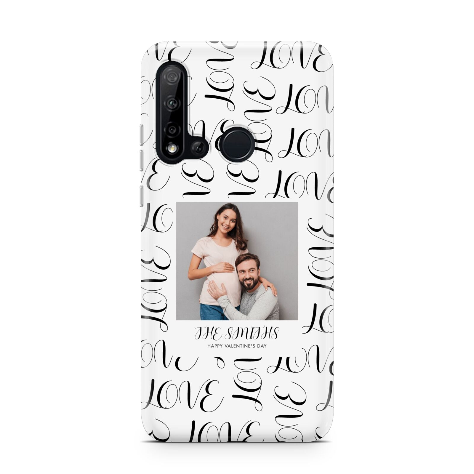 Happy Valentines Day Photo Upload Huawei P20 Lite 5G Phone Case