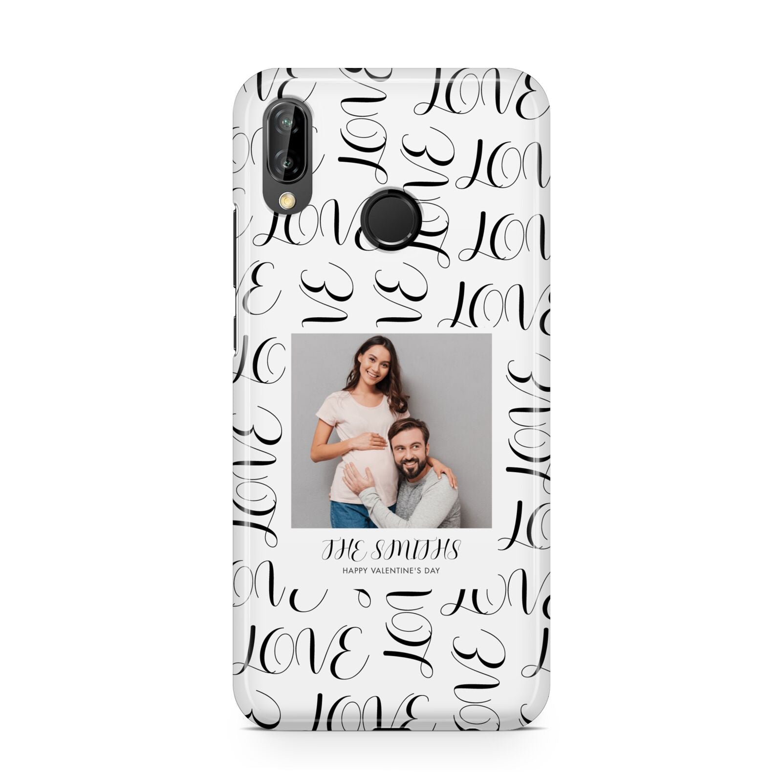 Happy Valentines Day Photo Upload Huawei P20 Lite Phone Case