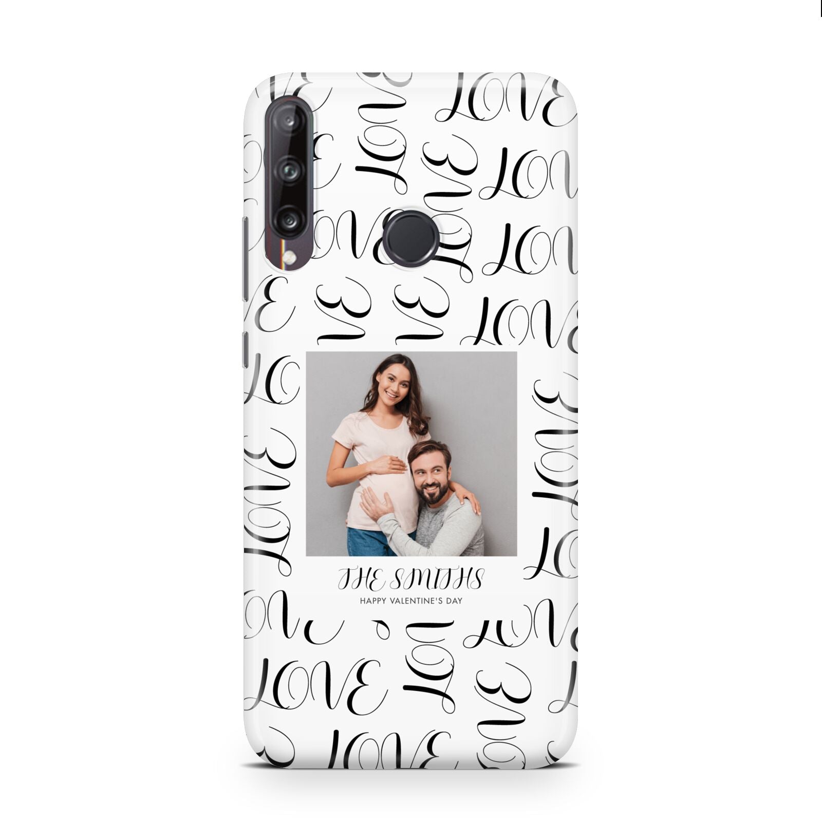 Happy Valentines Day Photo Upload Huawei P40 Lite E Phone Case