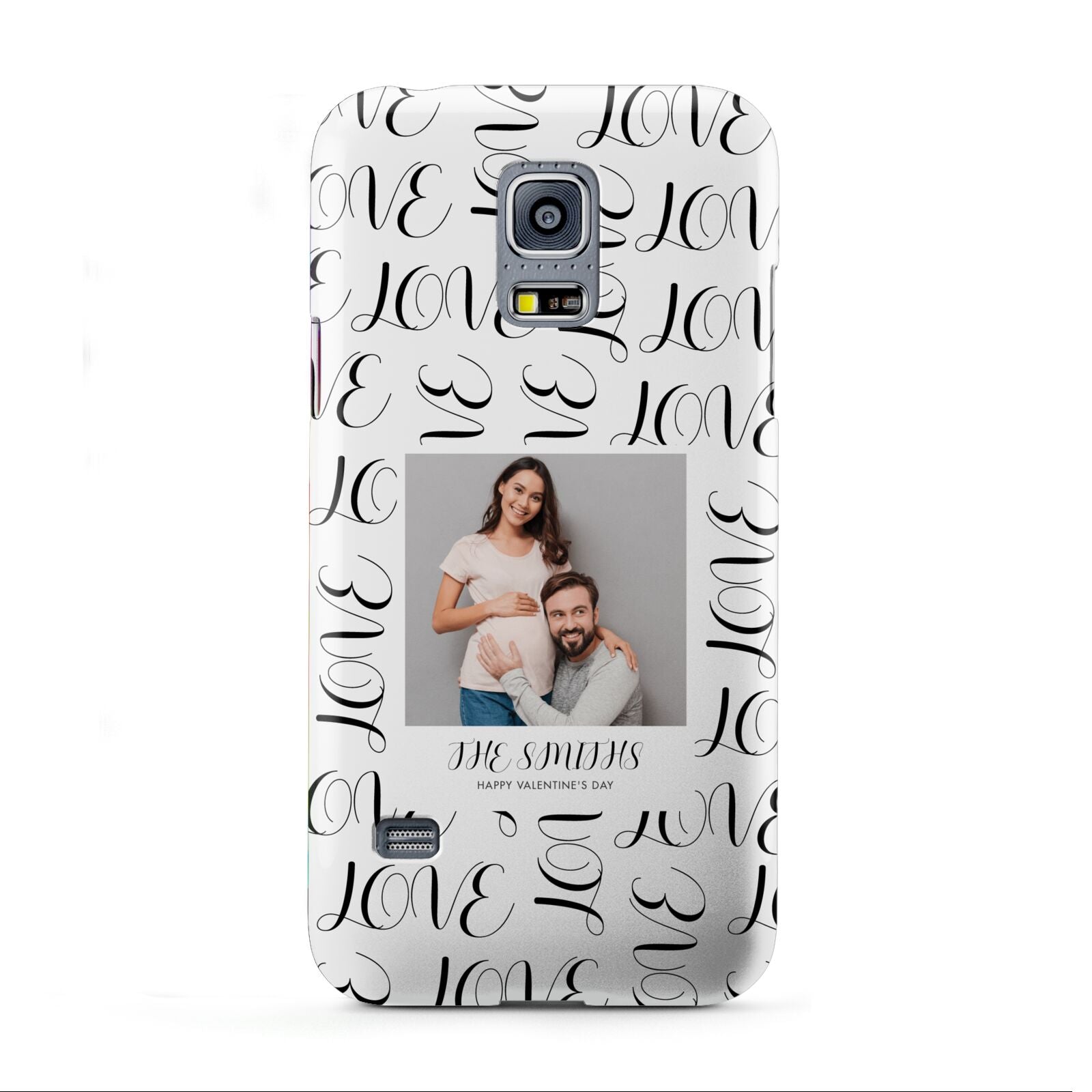 Happy Valentines Day Photo Upload Samsung Galaxy S5 Mini Case