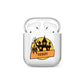Haunted House Silhouette Custom AirPods Case