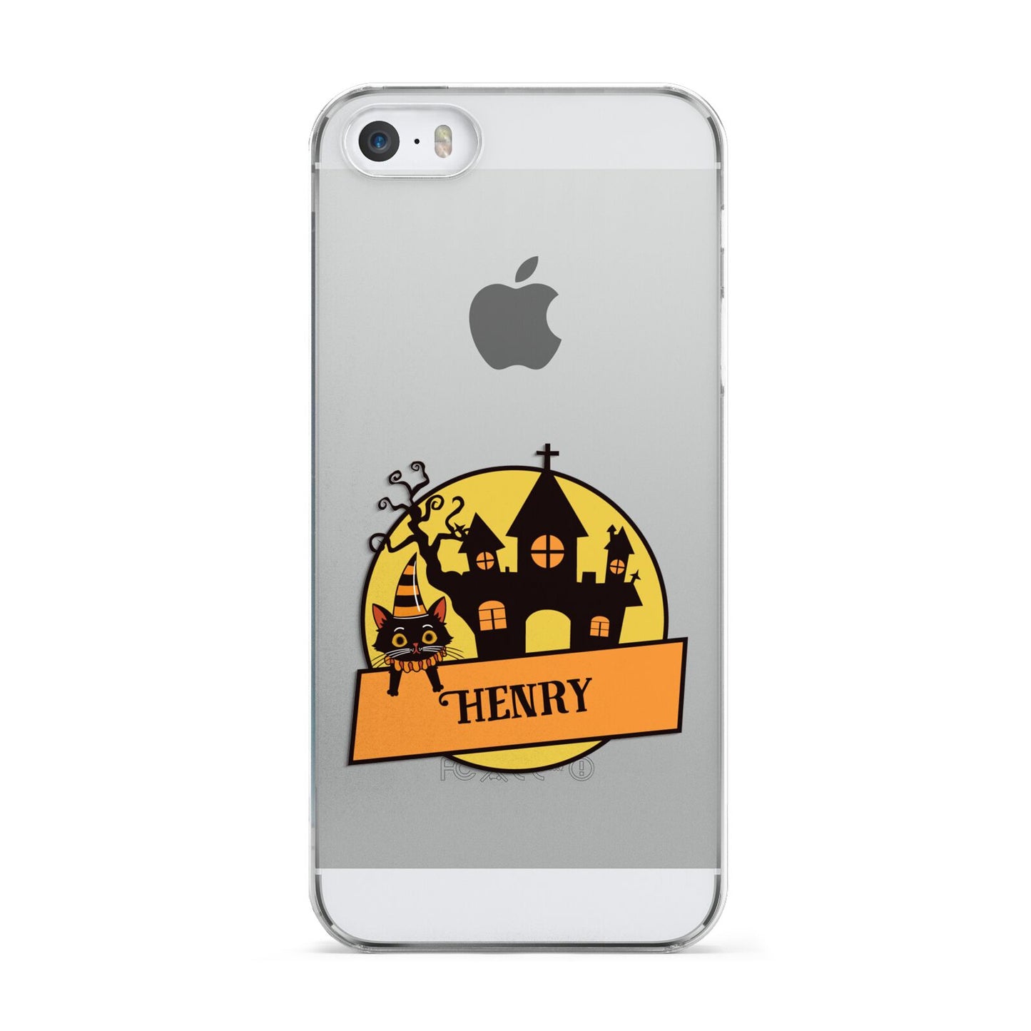 Haunted House Silhouette Custom Apple iPhone 5 Case